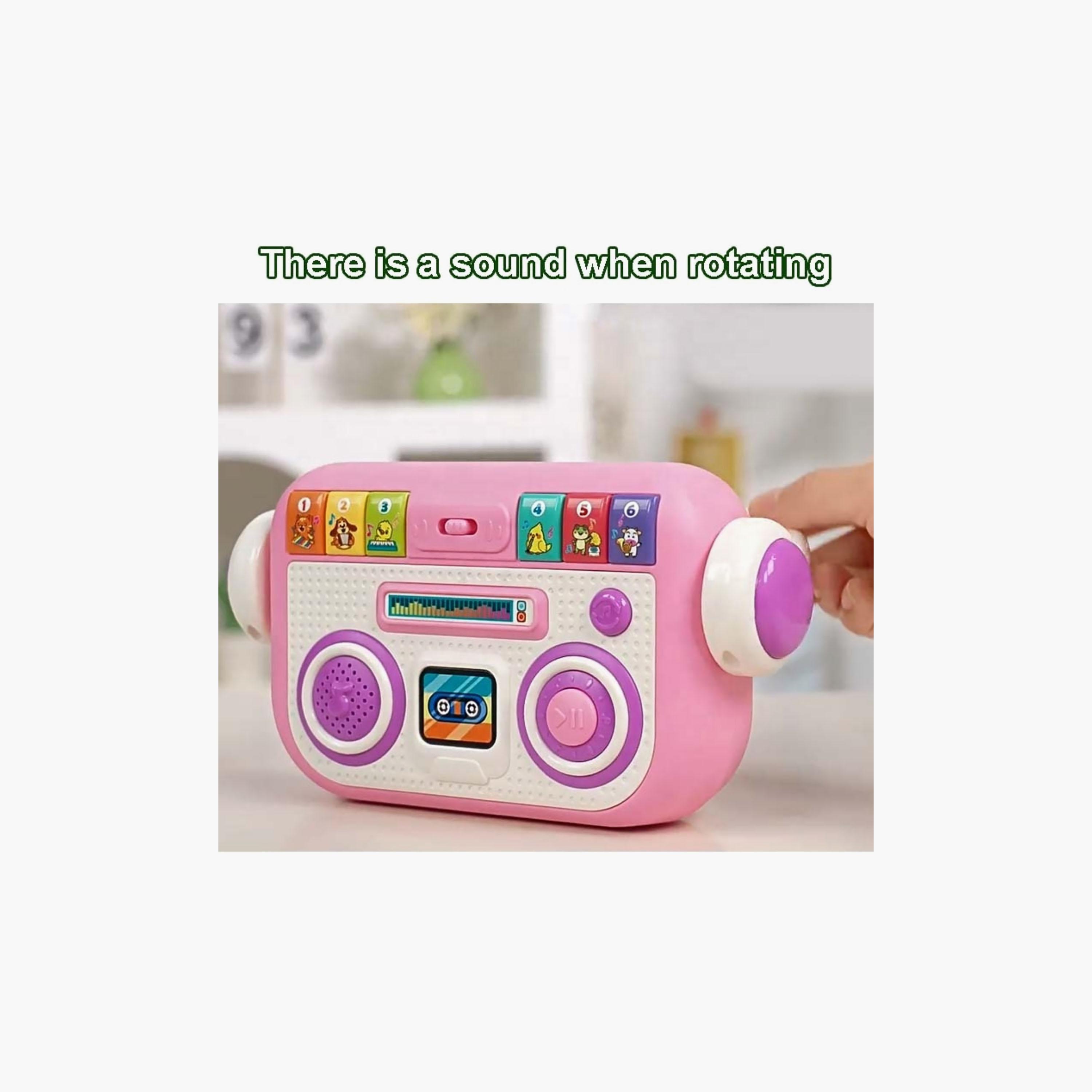 Little Angel Musical Learning Radio Toy with Light and Sound-toys-babyandtoddlertoys-lightsandmusicaltoys-image-5