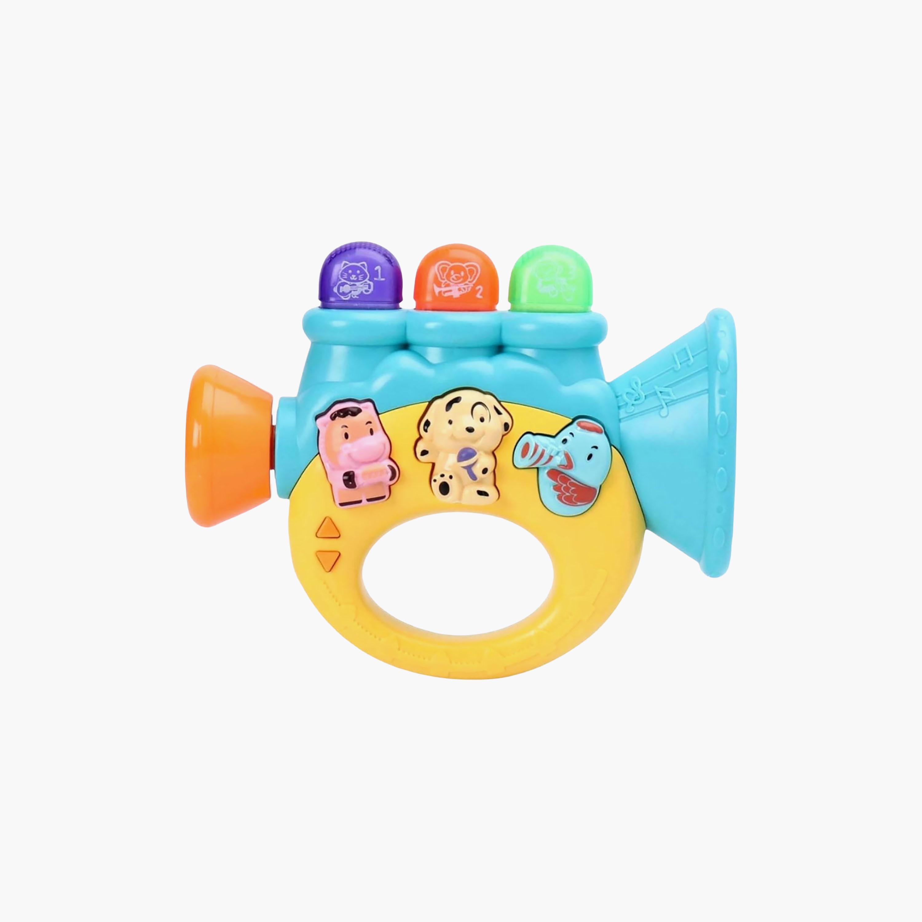 Little Angel Musical Horn Toy with Light & Sound-toys-babyandtoddlertoys-lightsandmusicaltoys-image-1