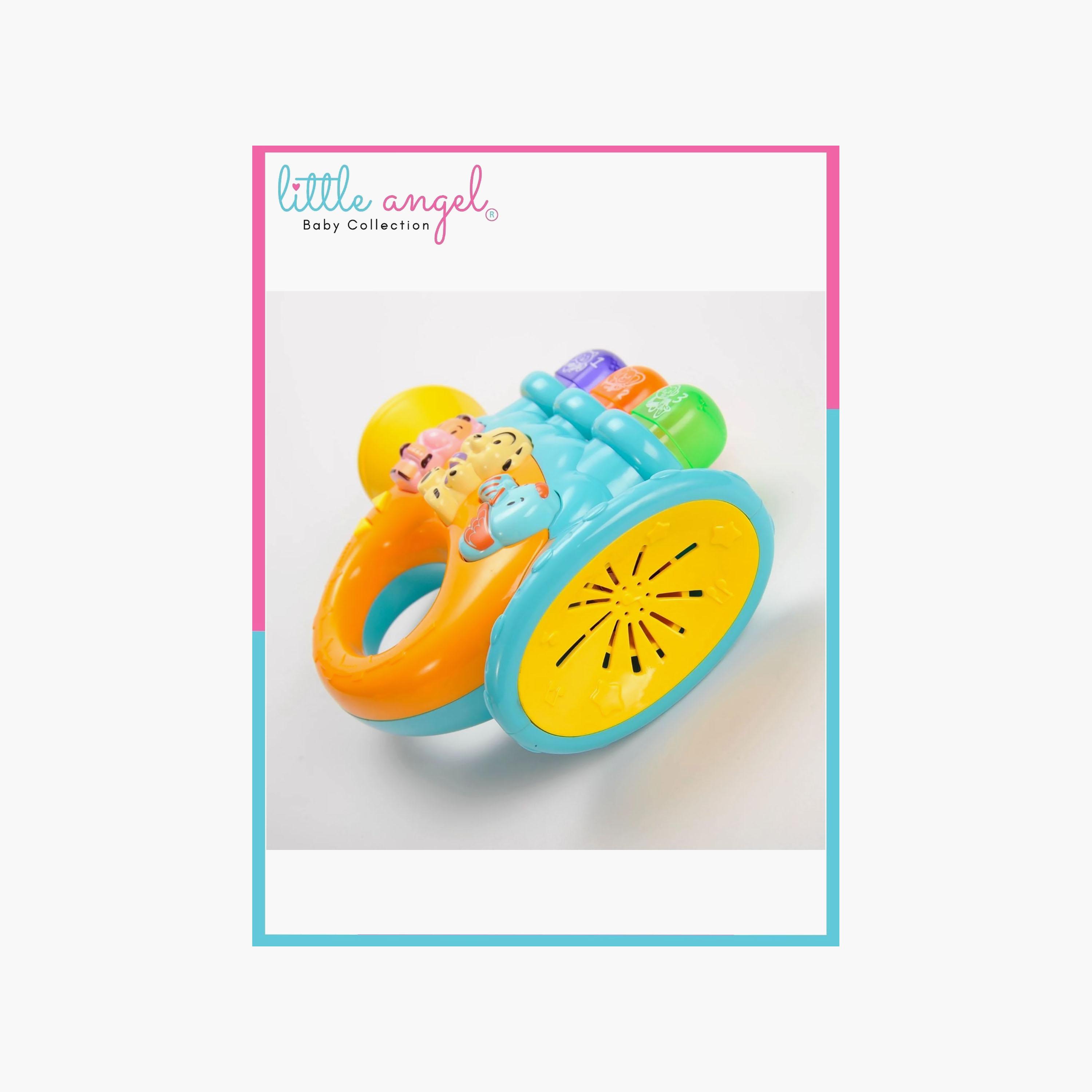 Little Angel Musical Horn Toy with Light & Sound-toys-babyandtoddlertoys-lightsandmusicaltoys-image-2