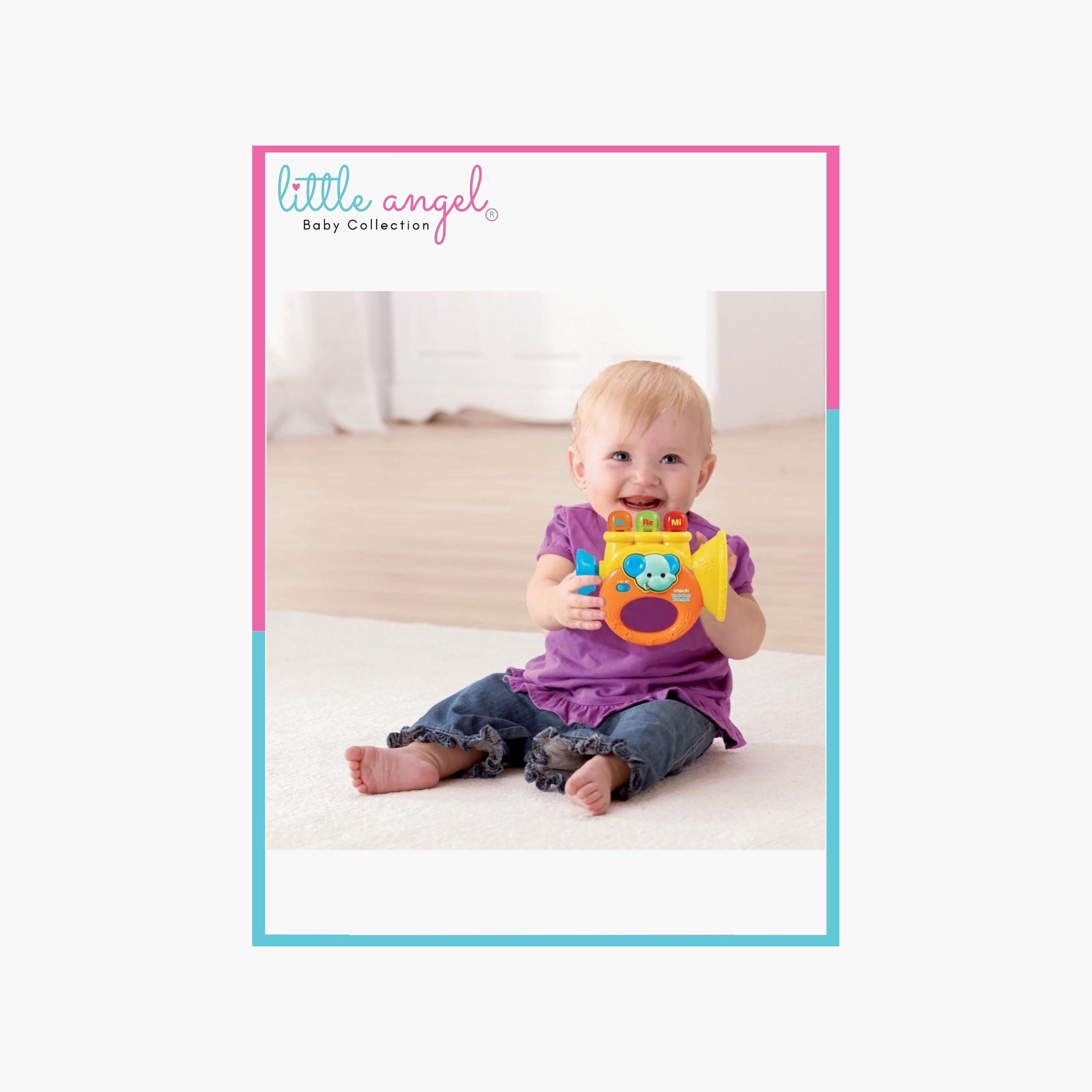 Little Angel Musical Horn Toy with Light & Sound-toys-babyandtoddlertoys-lightsandmusicaltoys-image-7