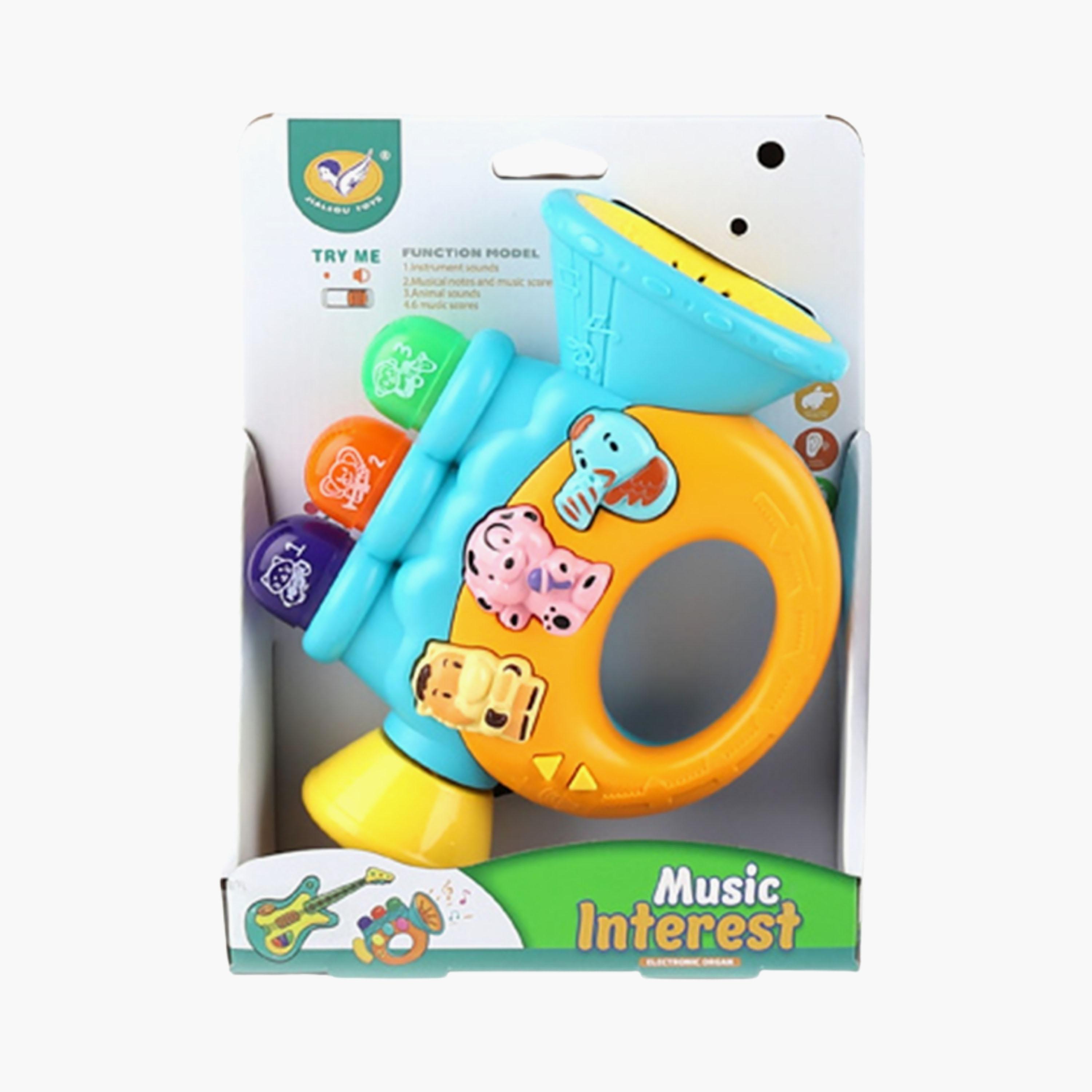 Little Angel Musical Horn Toy with Light & Sound-toys-babyandtoddlertoys-lightsandmusicaltoys-image-4