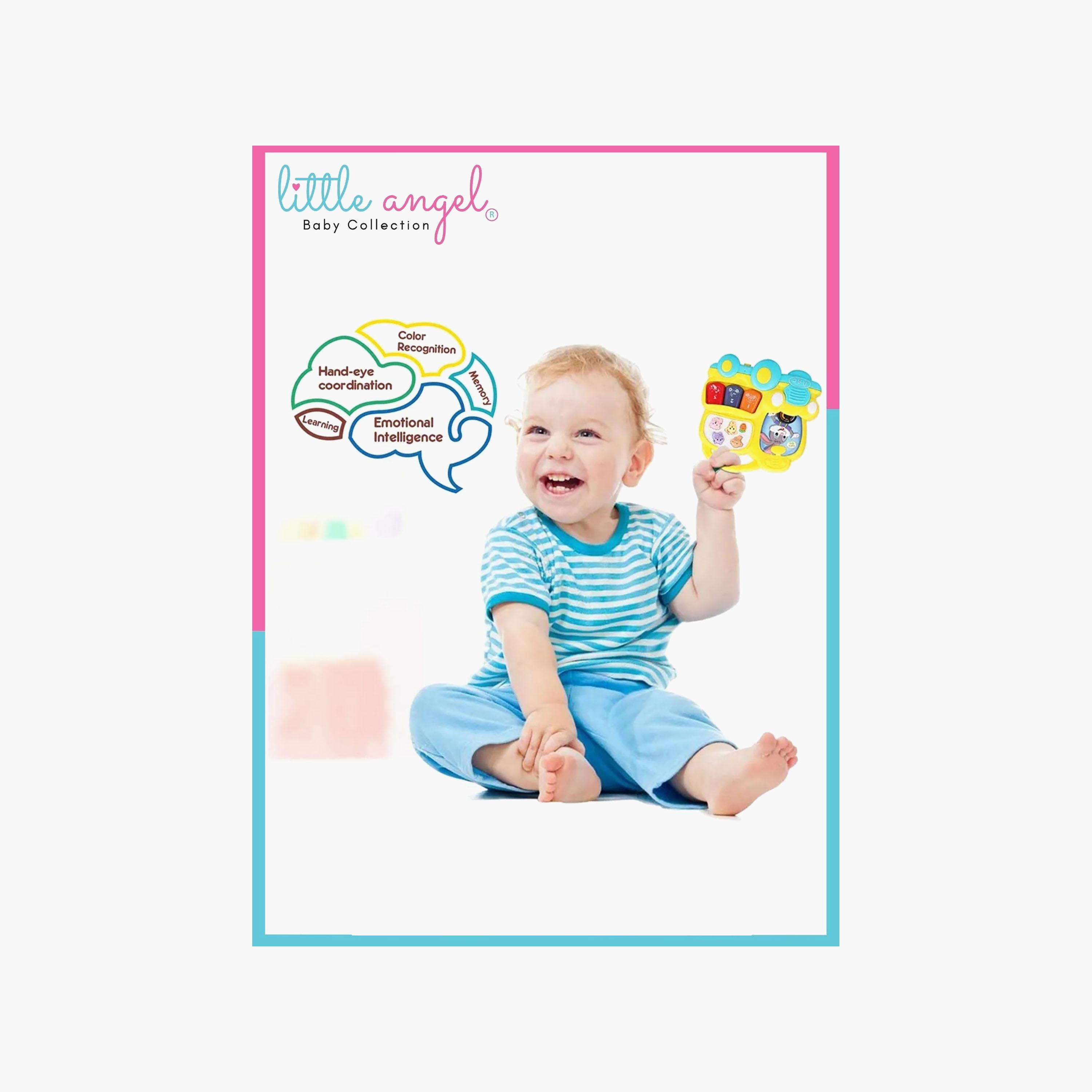 Little Angel Musical Learning Bunny Car Toy with Light & Sound-toys-babyandtoddlertoys-lightsandmusicaltoys-image-5