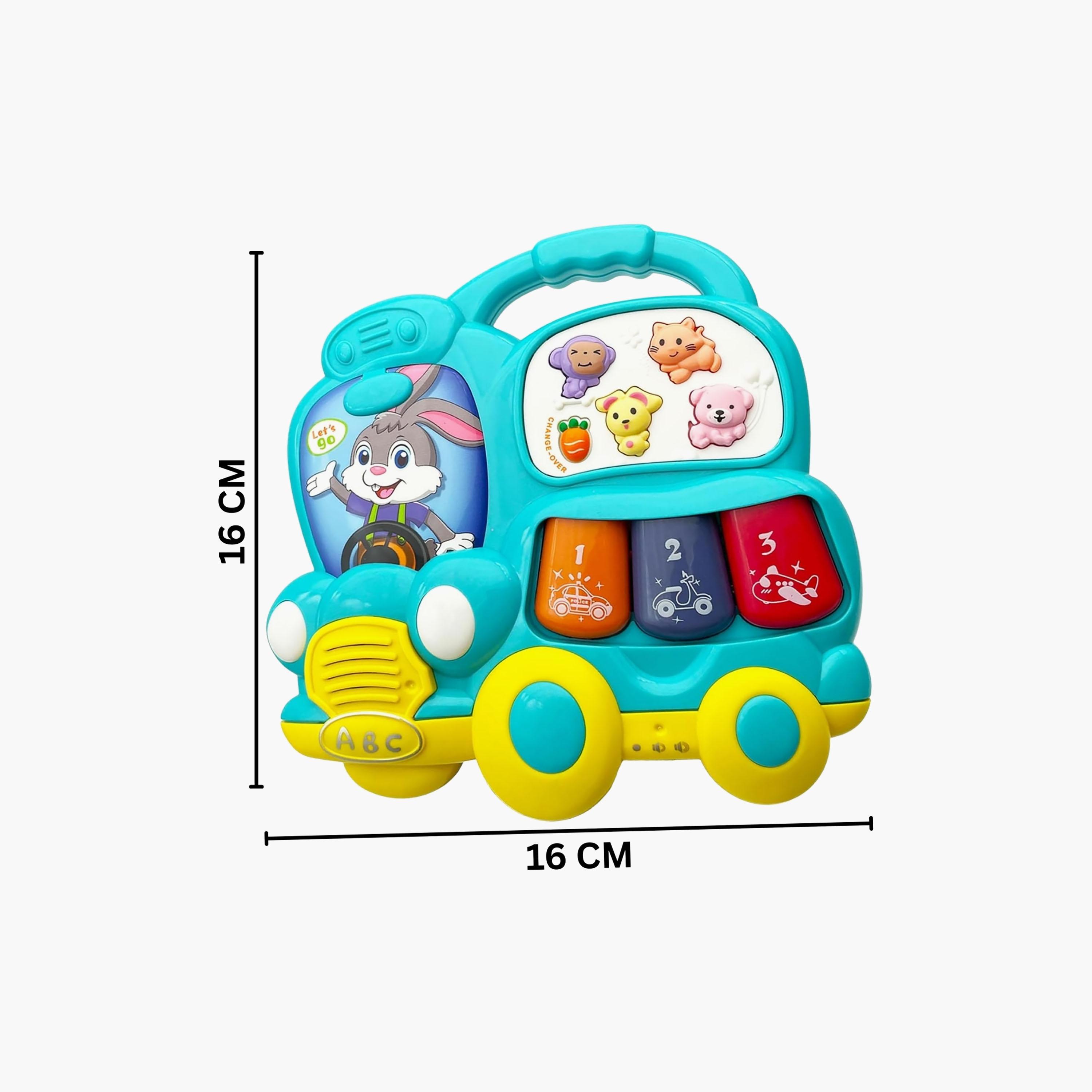 Little Angel Musical Learning Bunny Car Toy with Light & Sound-toys-babyandtoddlertoys-lightsandmusicaltoys-image-7