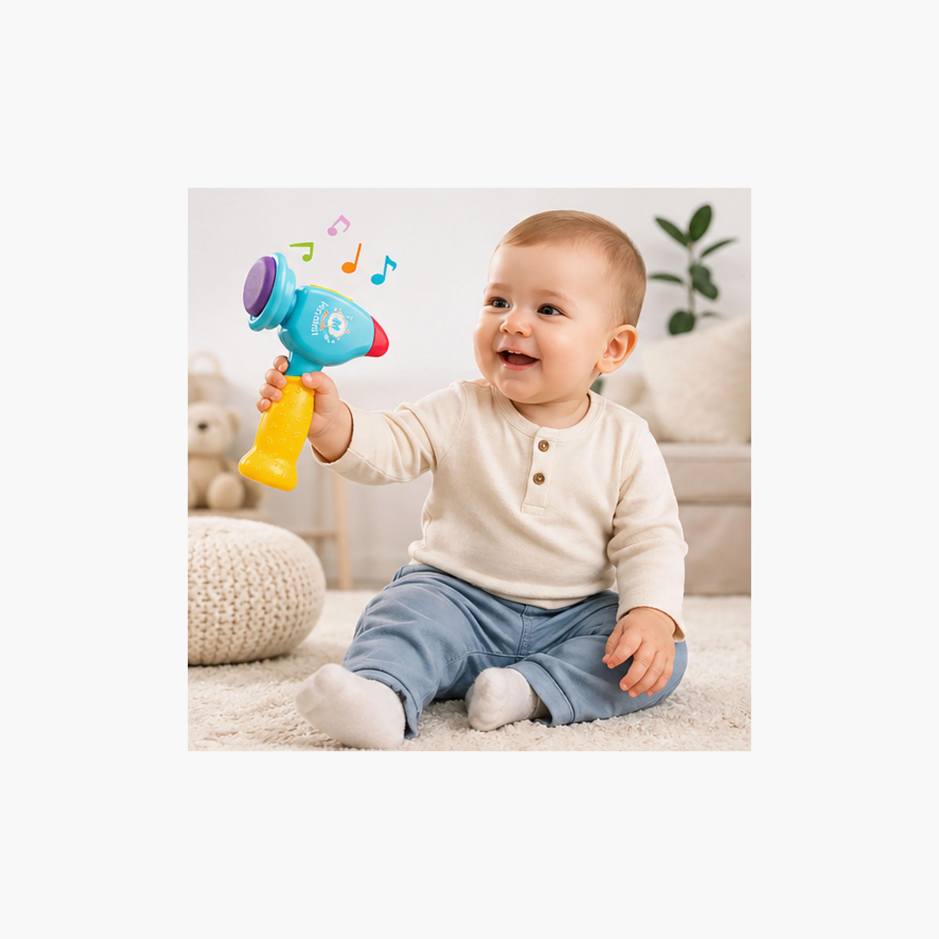 لعبة مطرقة تفاعلية تعليمية موسيقية من ليتل أنجل-toys-babyandtoddlertoys-learningtoys-image-3