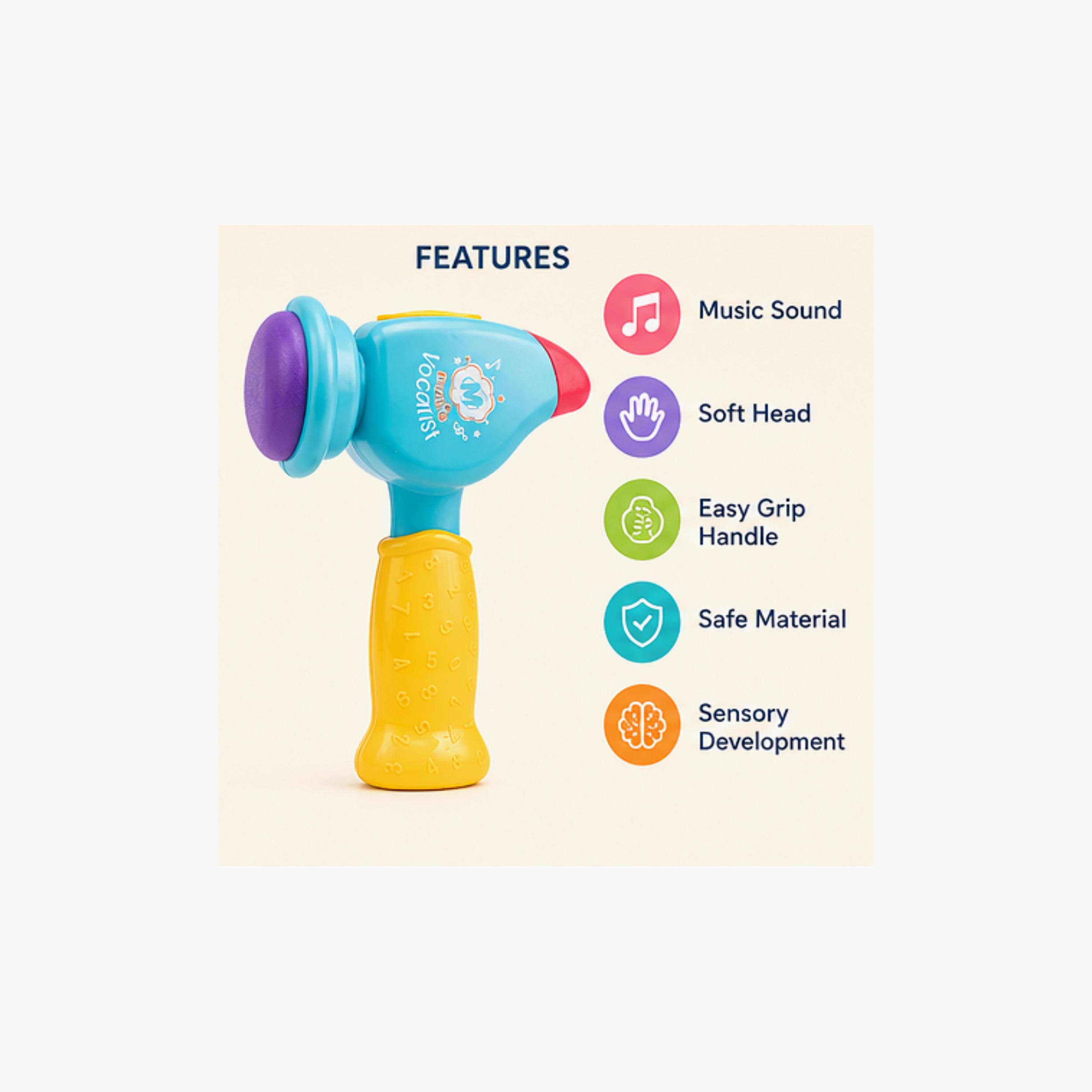 لعبة مطرقة تفاعلية تعليمية موسيقية من ليتل أنجل-toys-babyandtoddlertoys-learningtoys-image-4