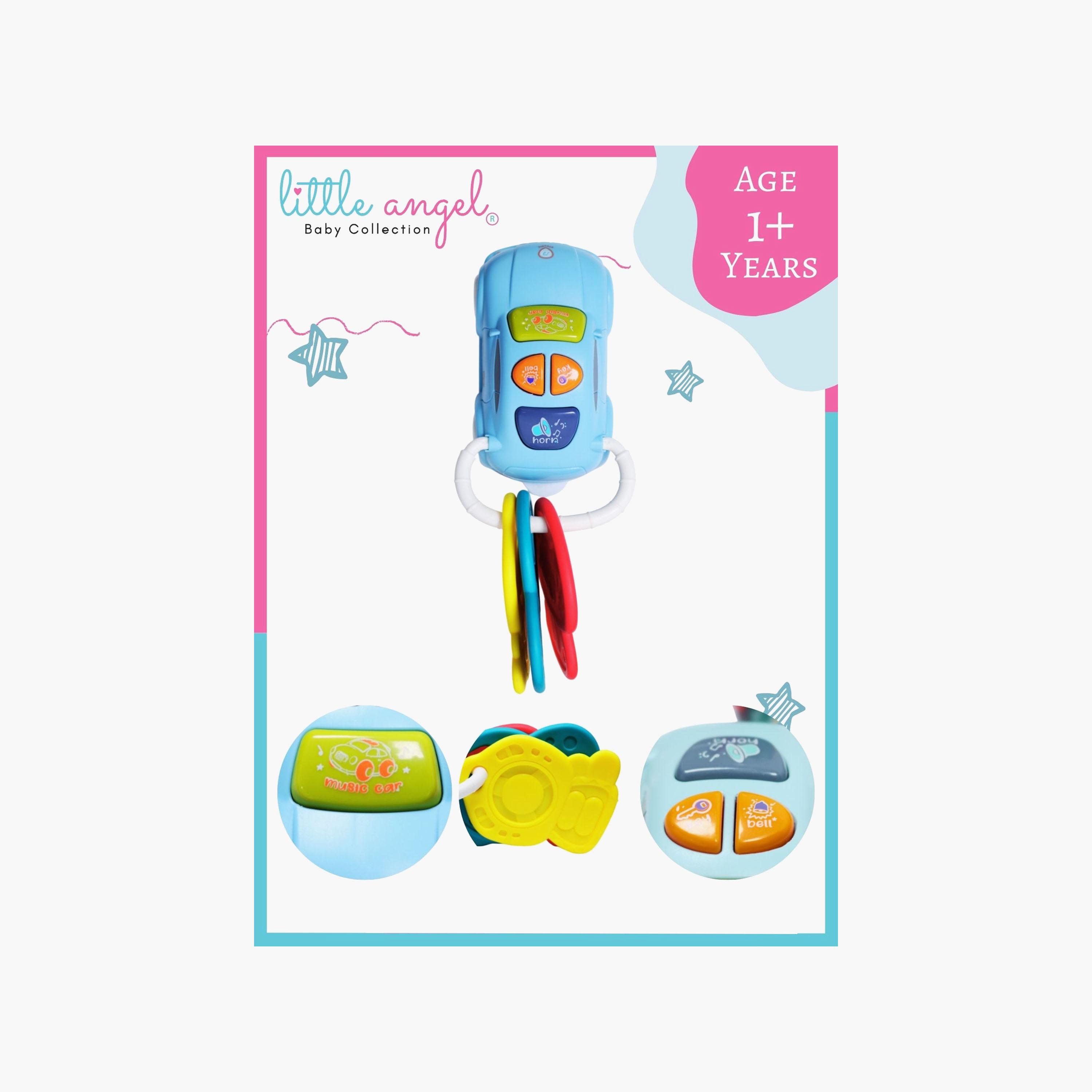 Little Angel Musical Remote & Key Rattle Toy-toys-babyandtoddlertoys-rattlesandteethers-image-5