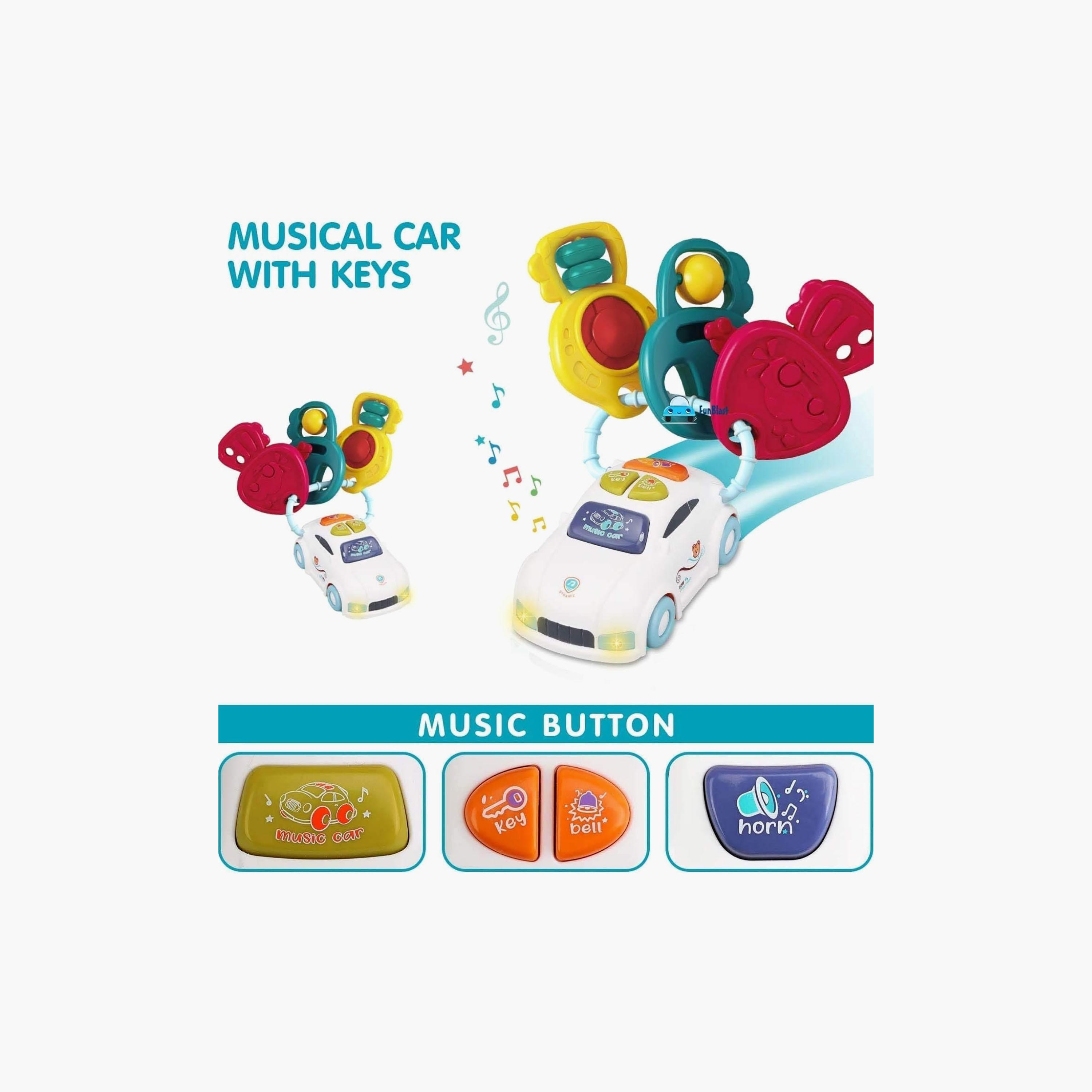 Little Angel Musical Remote & Key Rattle Toy-toys-babyandtoddlertoys-rattlesandteethers-image-2