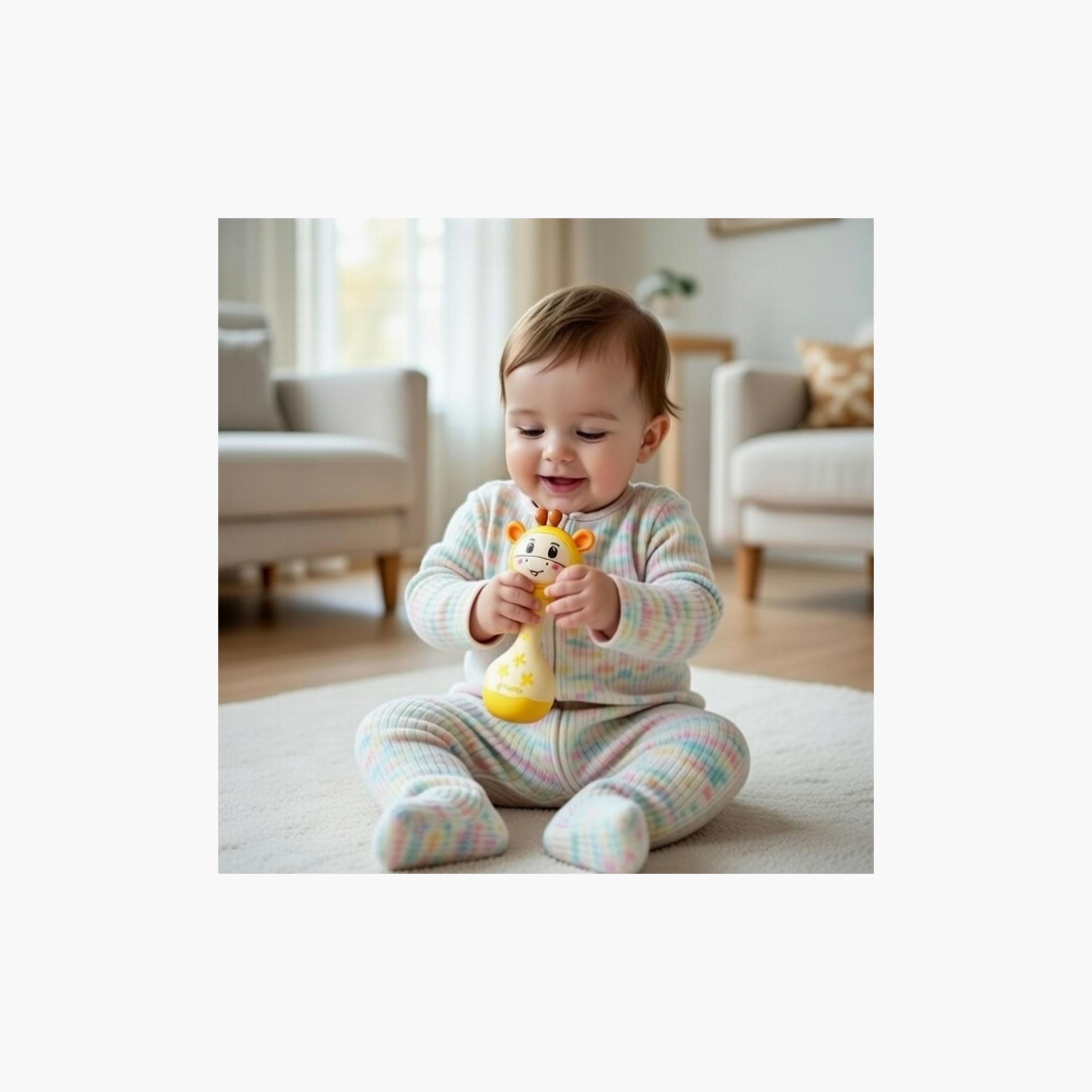 لعبة شخشيخة تفاعلية موسيقية مع إضاءة وصوت من ليتل أنجل-toys-babyandtoddlertoys-rattlesandteethers-image-4