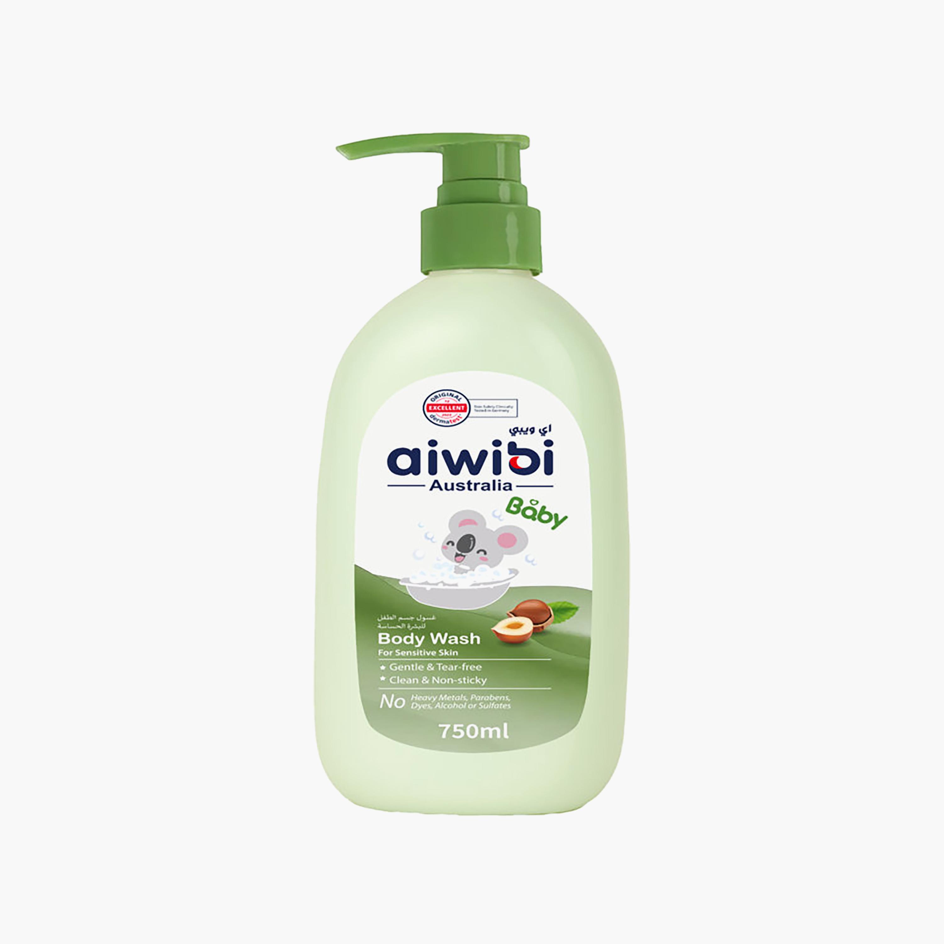 Aiwibi Baby Body Wash for Sensitive Skin - 750 ml-baby-bathandcare-hairbodyskincare-bodywashandsoaps-image-1