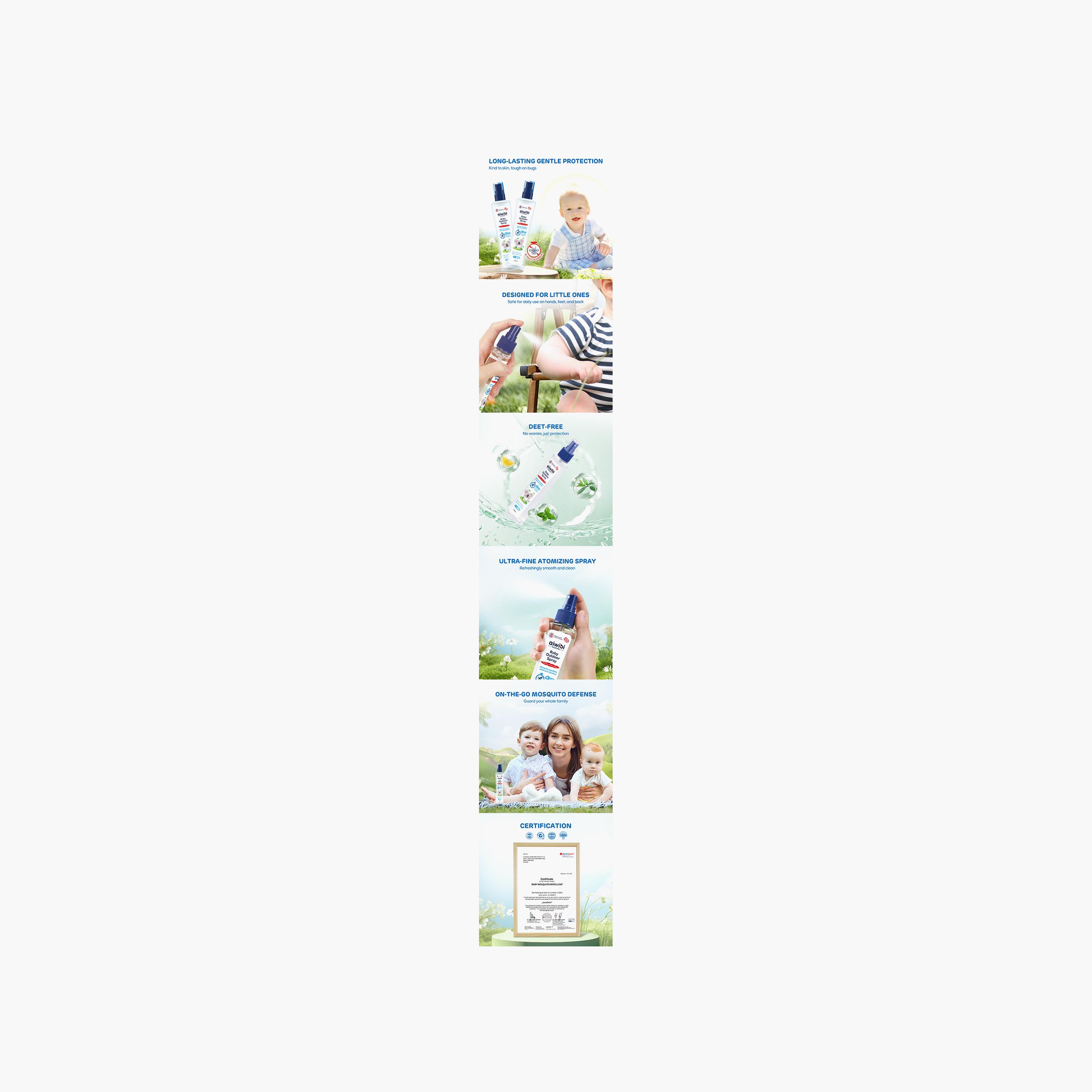 Aiwibi Baby Outdoor Mosquito Repellent Spray - 175 ml-baby-bathandcare-grooming-image-3