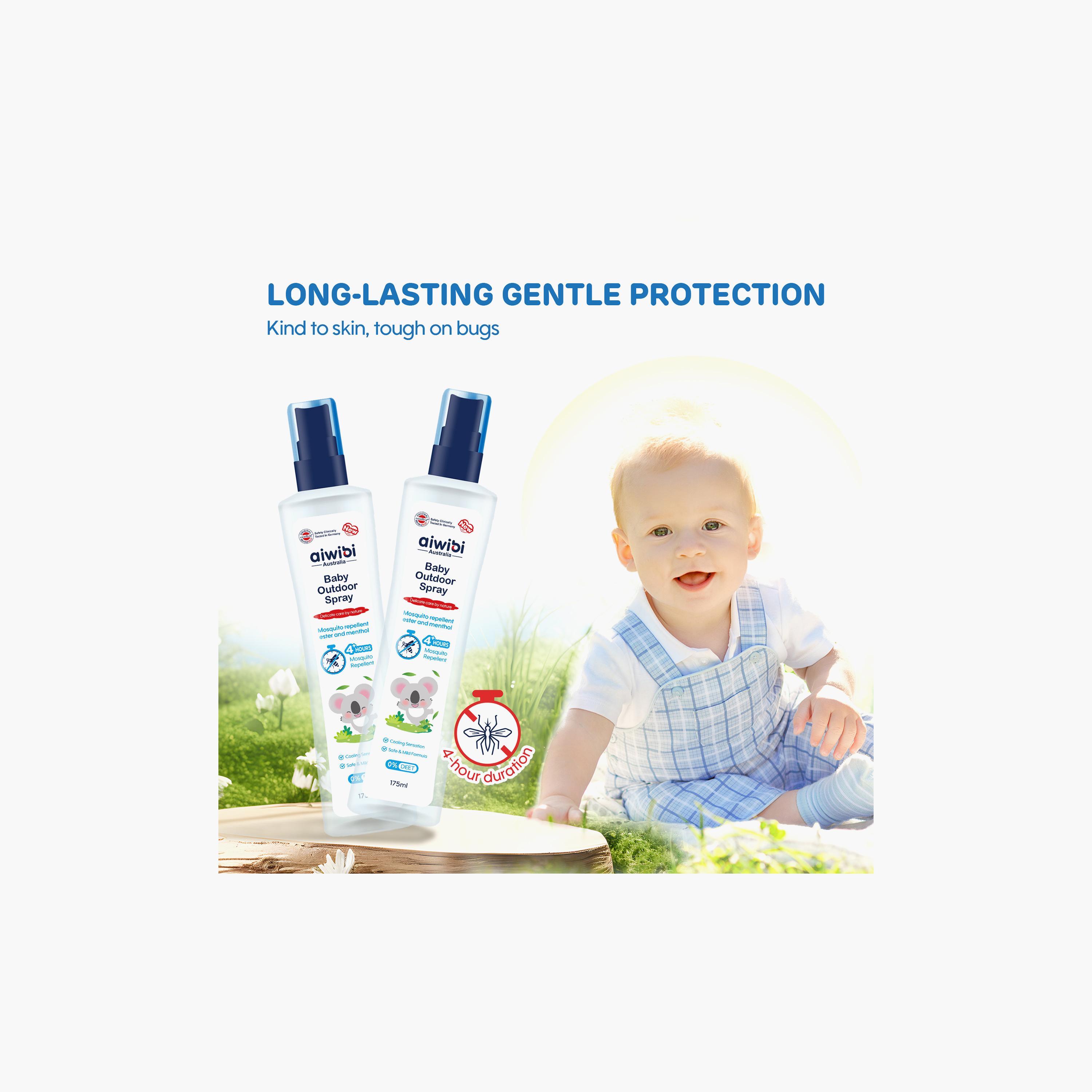 Aiwibi Baby Outdoor Mosquito Repellent Spray - 175 ml-baby-bathandcare-grooming-image-4