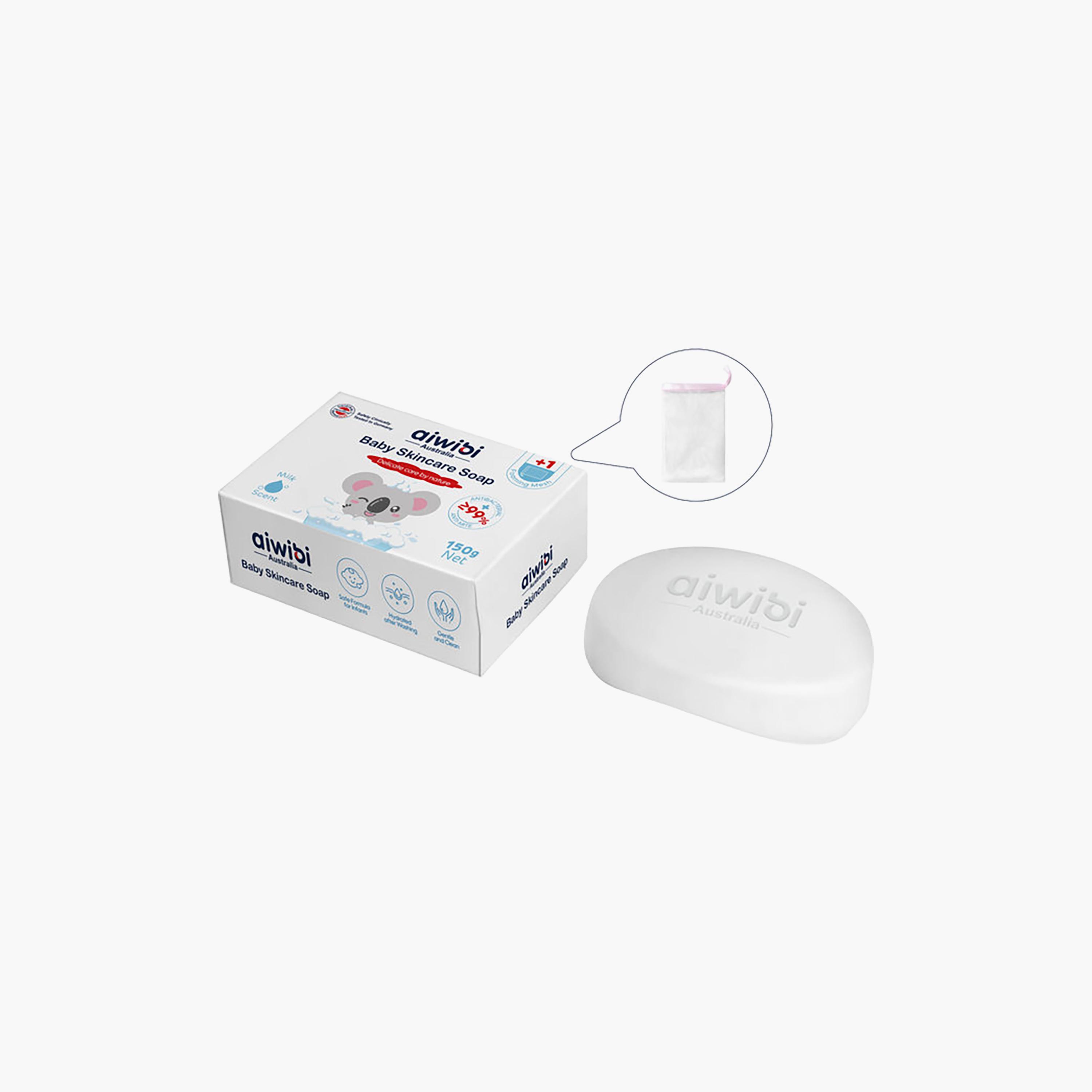 صابون العناية ببشرة الأطفال برائحة الحليب من آيويبي - 150 جم-baby-bathandcare-hairbodyskincare-bodywashandsoaps-image-3