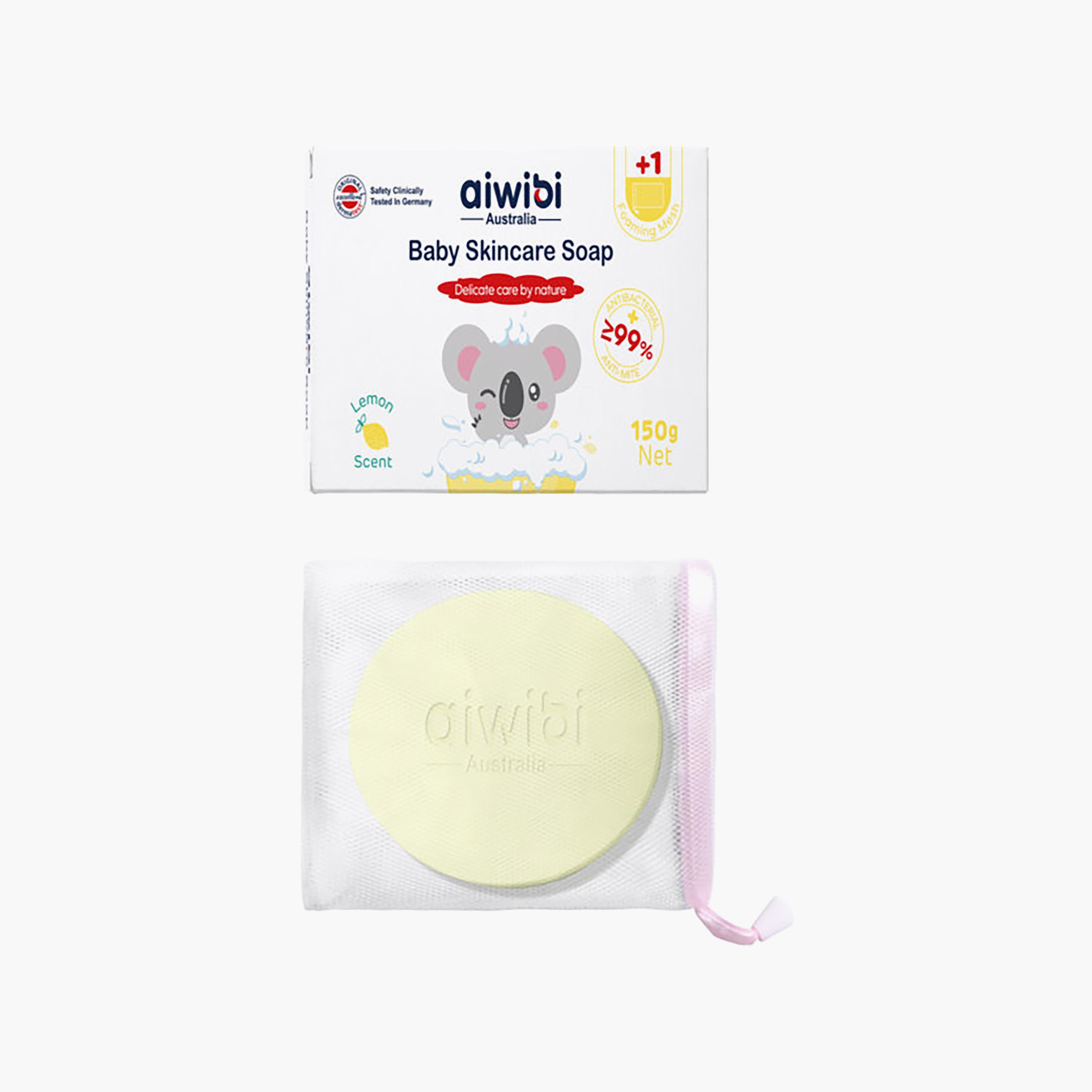 صابون العناية ببشرة الأطفال برائحة الليمون من آيويبي - 150 جم-baby-bathandcare-hairbodyskincare-bodywashandsoaps-image-2