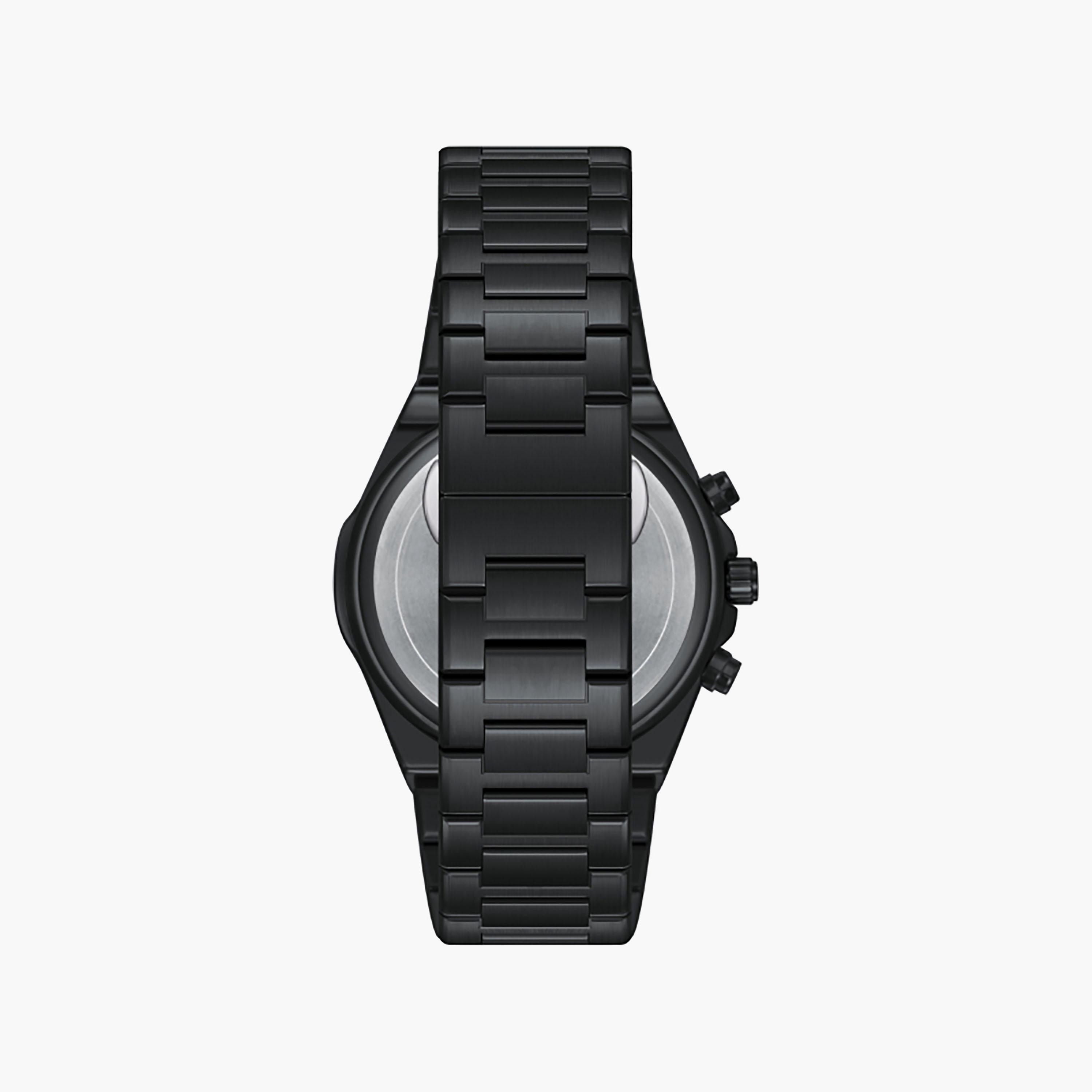 Kenneth Scott Men's 43 MM Chronograph Black Dial Stainless Steel Strap | K26101-BBBB-men-watchesandjewellery-watches-image-3