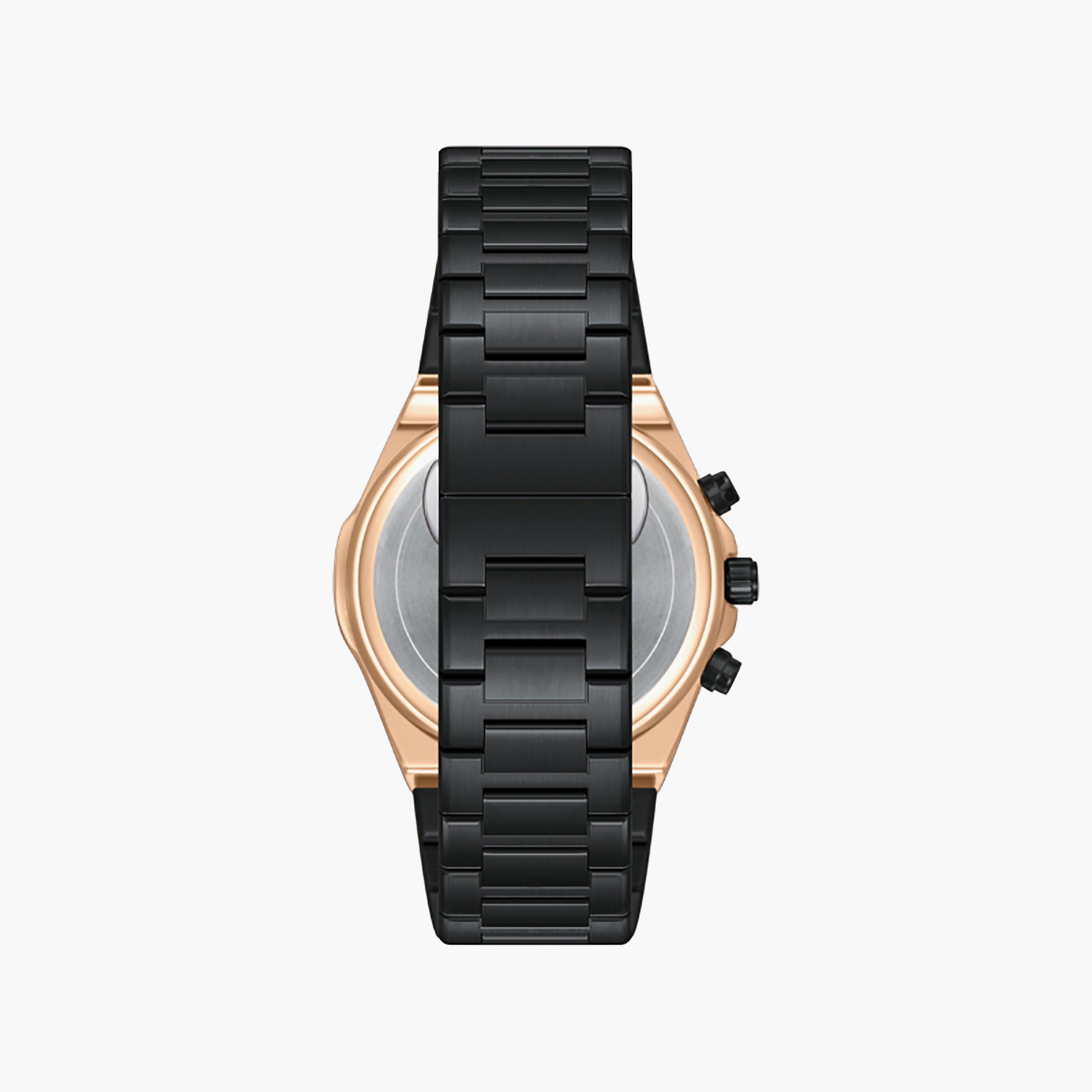 Kenneth Scott Men's 43 MM Chronograph Black Dial Stainless Steel Strap | K26101-KBBB-men-watchesandjewellery-watches-image-3