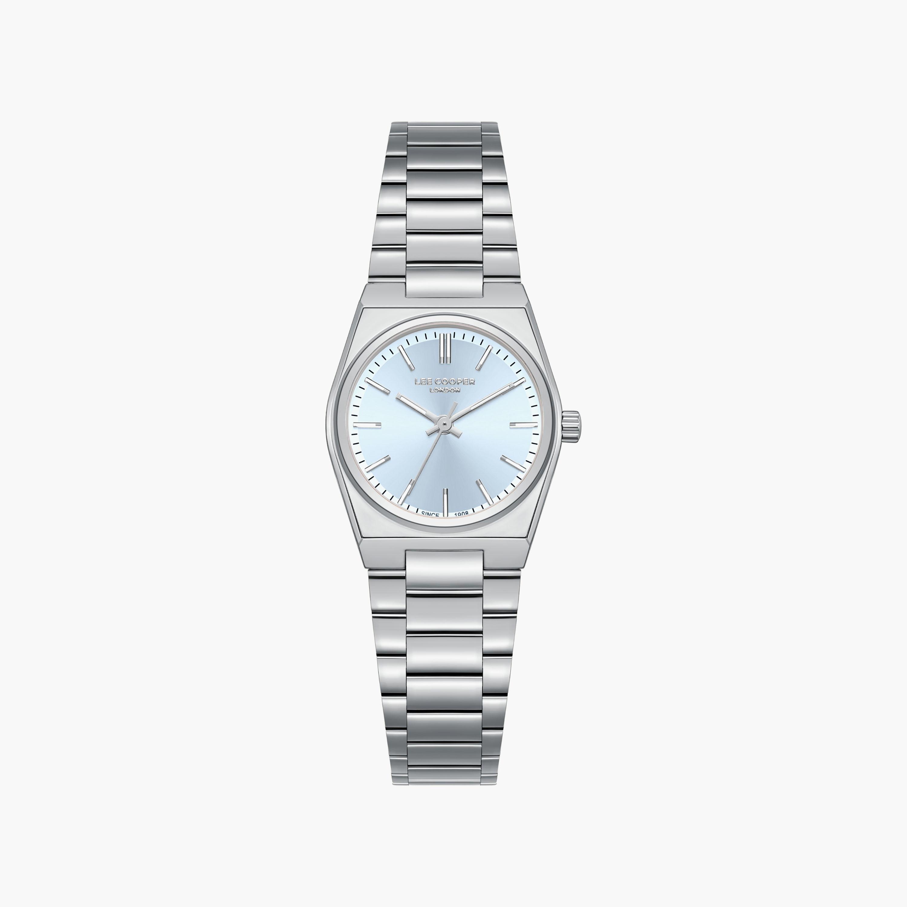 Lee Cooper Women's 25 MM Analog Blue Dial Metal Strap | LC08362-300-women-watchesandjewellery-watches-image-1