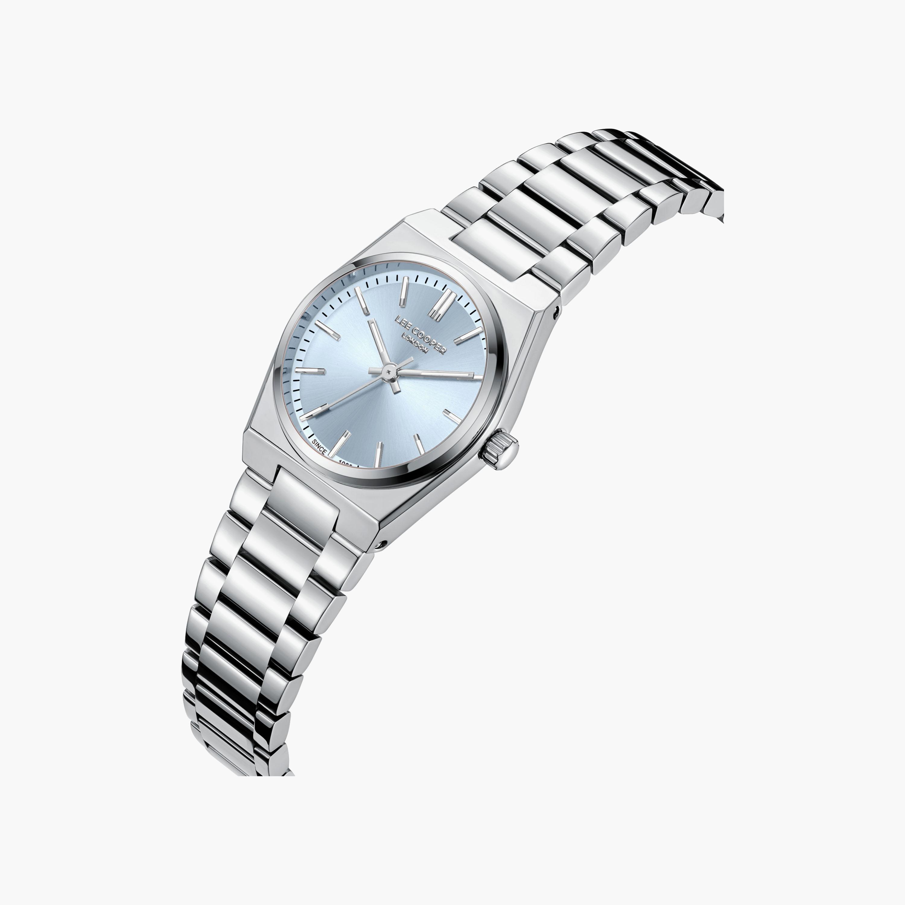 Lee Cooper Women's 25 MM Analog Blue Dial Metal Strap | LC08362-300-women-watchesandjewellery-watches-image-2