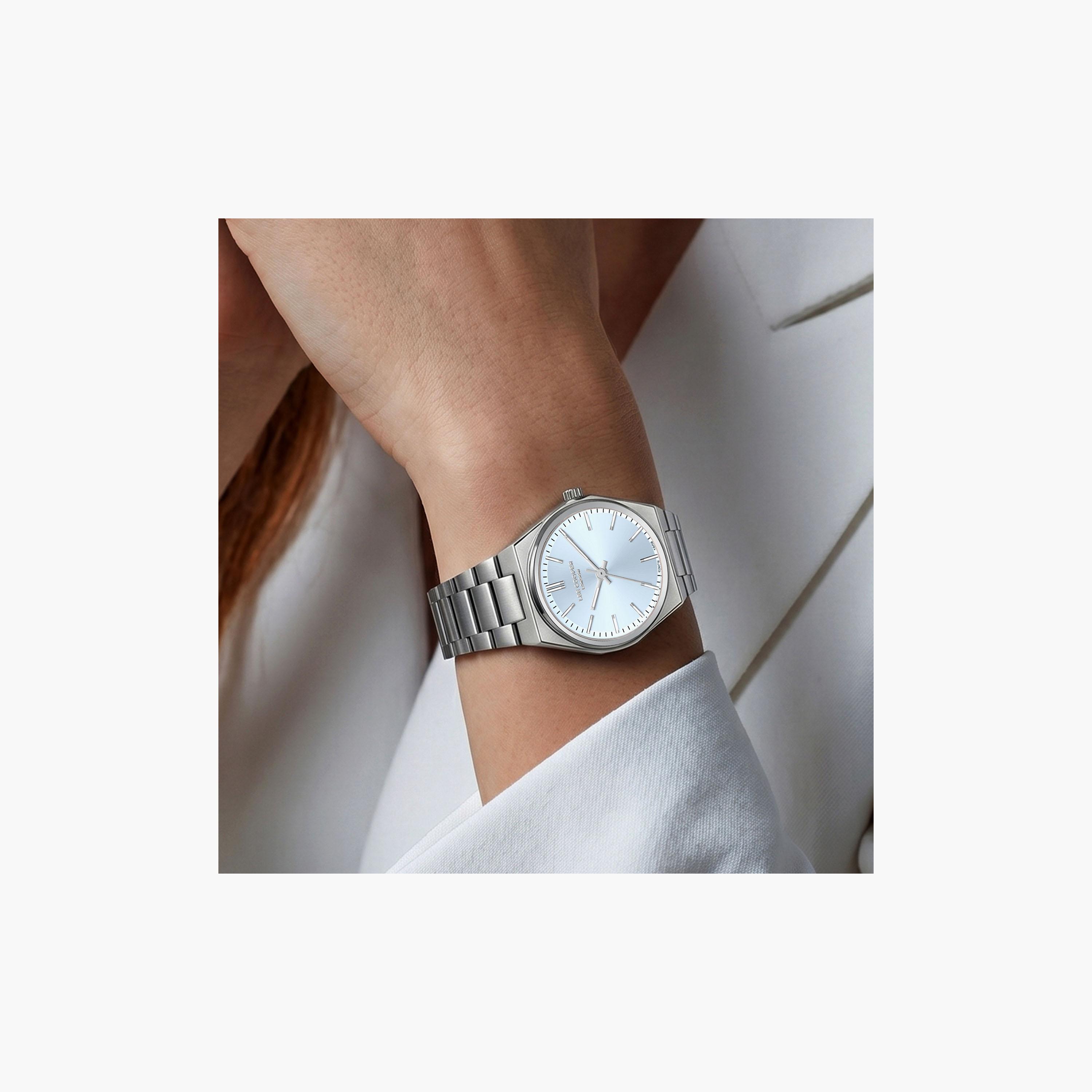 Lee Cooper Women's 25 MM Analog Blue Dial Metal Strap | LC08362-300-women-watchesandjewellery-watches-image-5