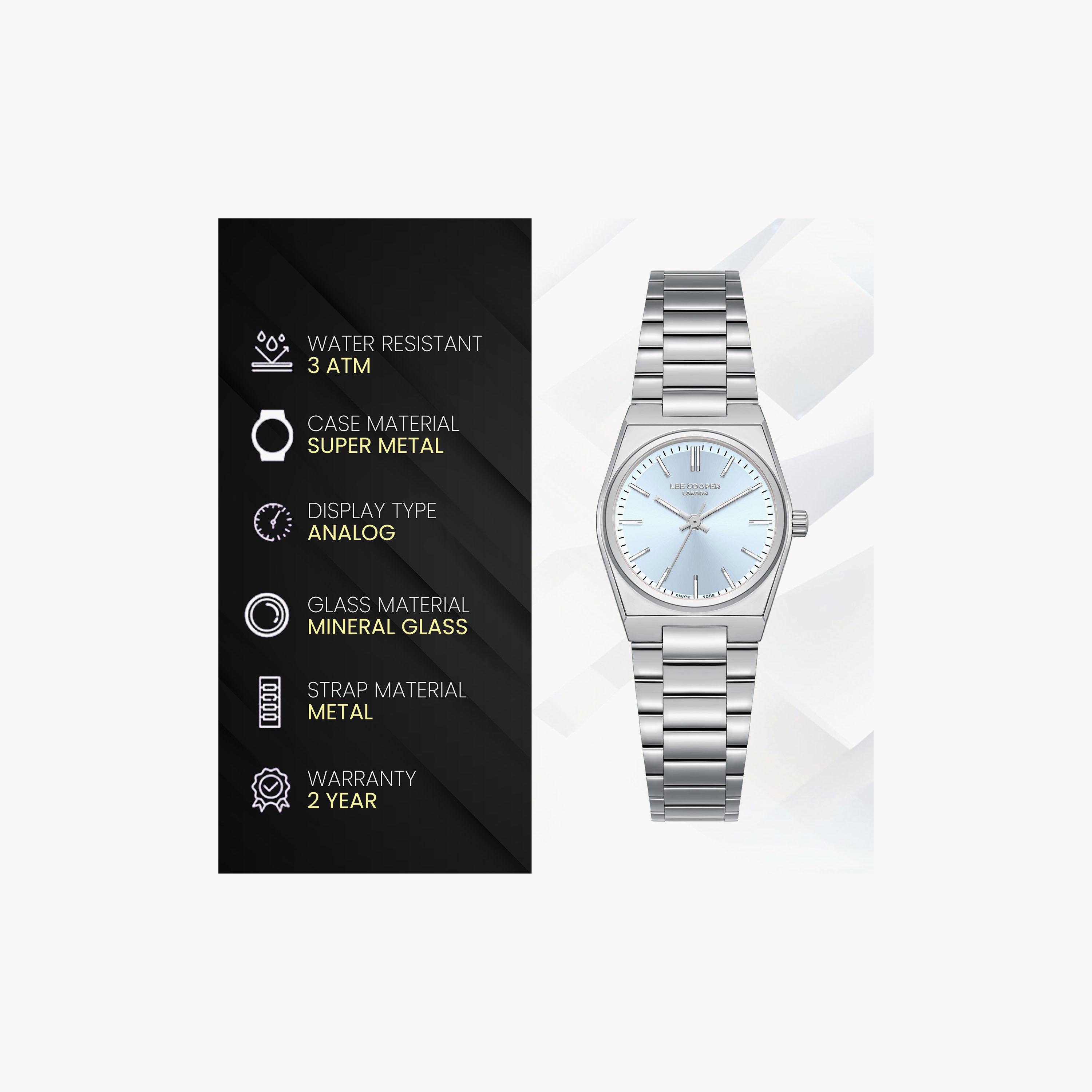 Lee Cooper Women's 25 MM Analog Blue Dial Metal Strap | LC08362-300-women-watchesandjewellery-watches-image-7