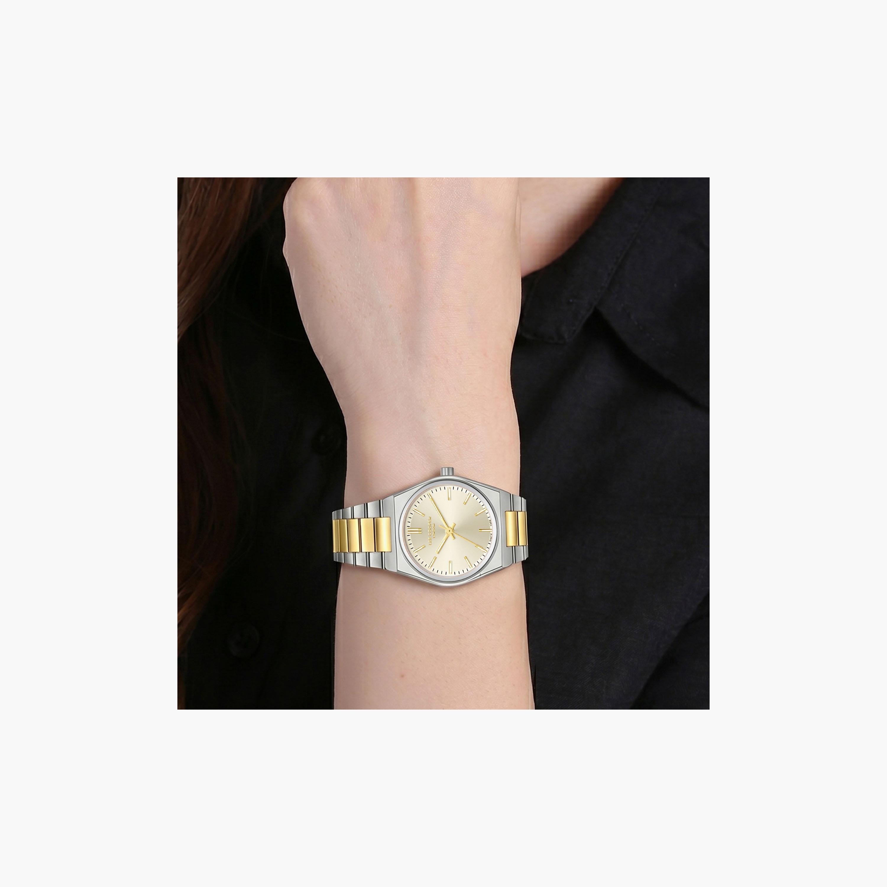 Lee Cooper Women's 25 MM Analog Gold Dial Metal Strap | LC08362-210-women-watchesandjewellery-watches-image-5
