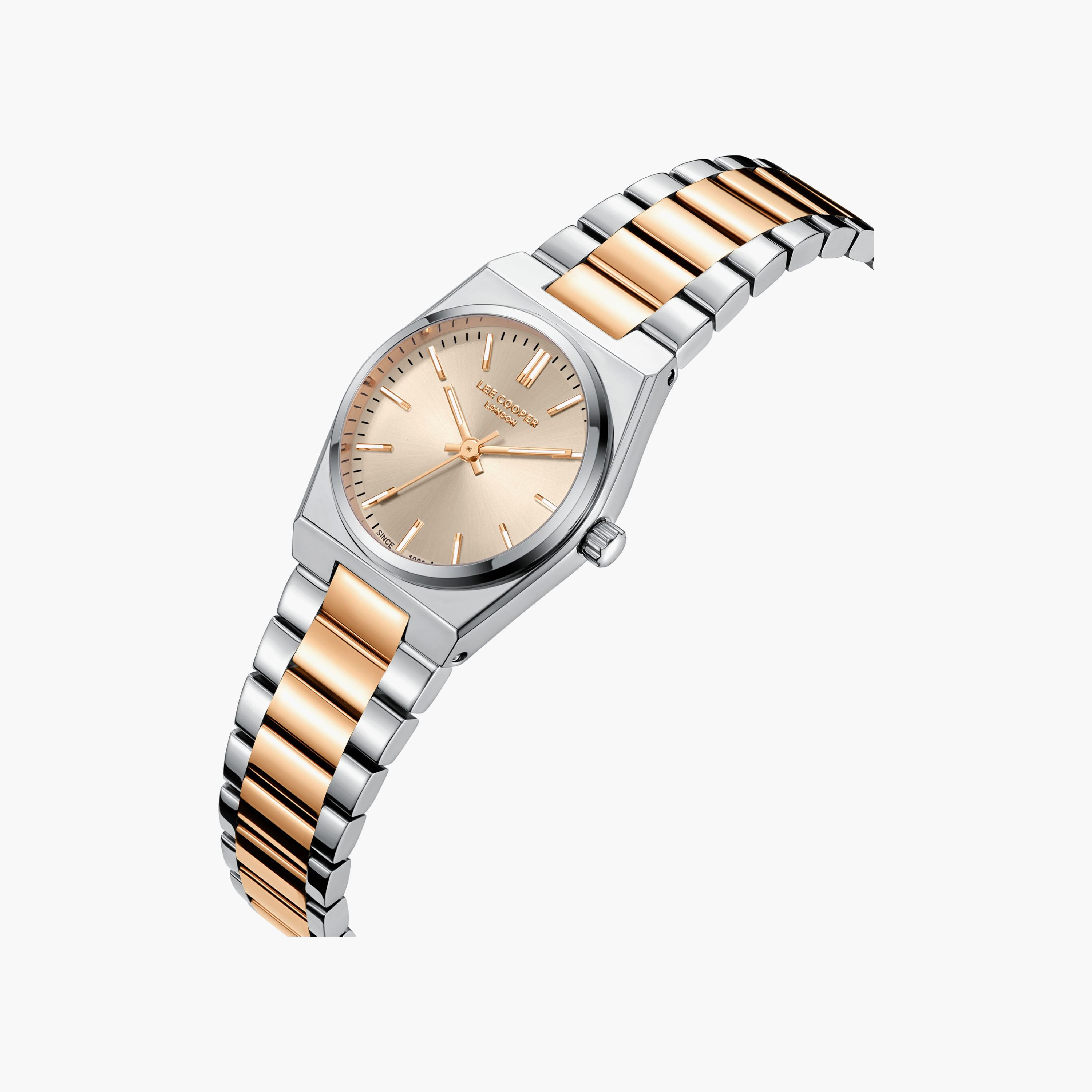 Lee Cooper Women's 25 MM Analog Rose Gold Dial Metal Strap | LC08362-510-women-watchesandjewellery-watches-image-2