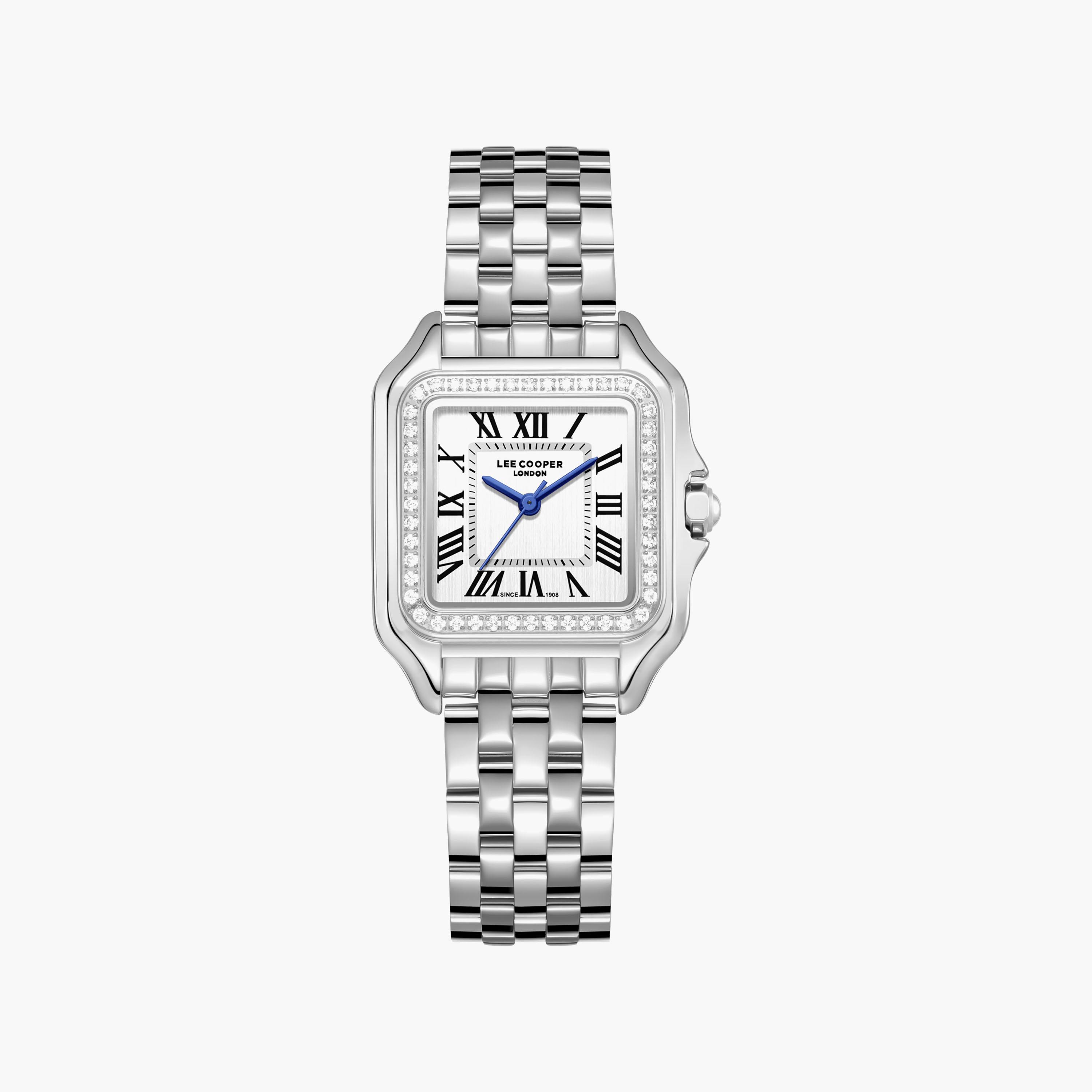 Lee Cooper Women's 37 MM Analog Silver Dial Metal Strap | LC08398-330-women-watchesandjewellery-watches-image-1