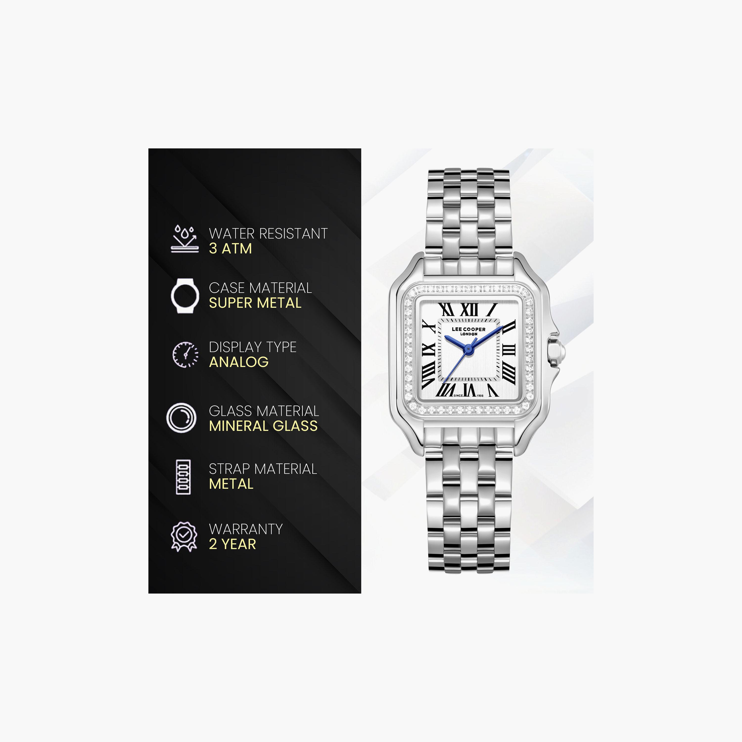 Lee Cooper Women's 37 MM Analog Silver Dial Metal Strap | LC08398-330-women-watchesandjewellery-watches-image-9