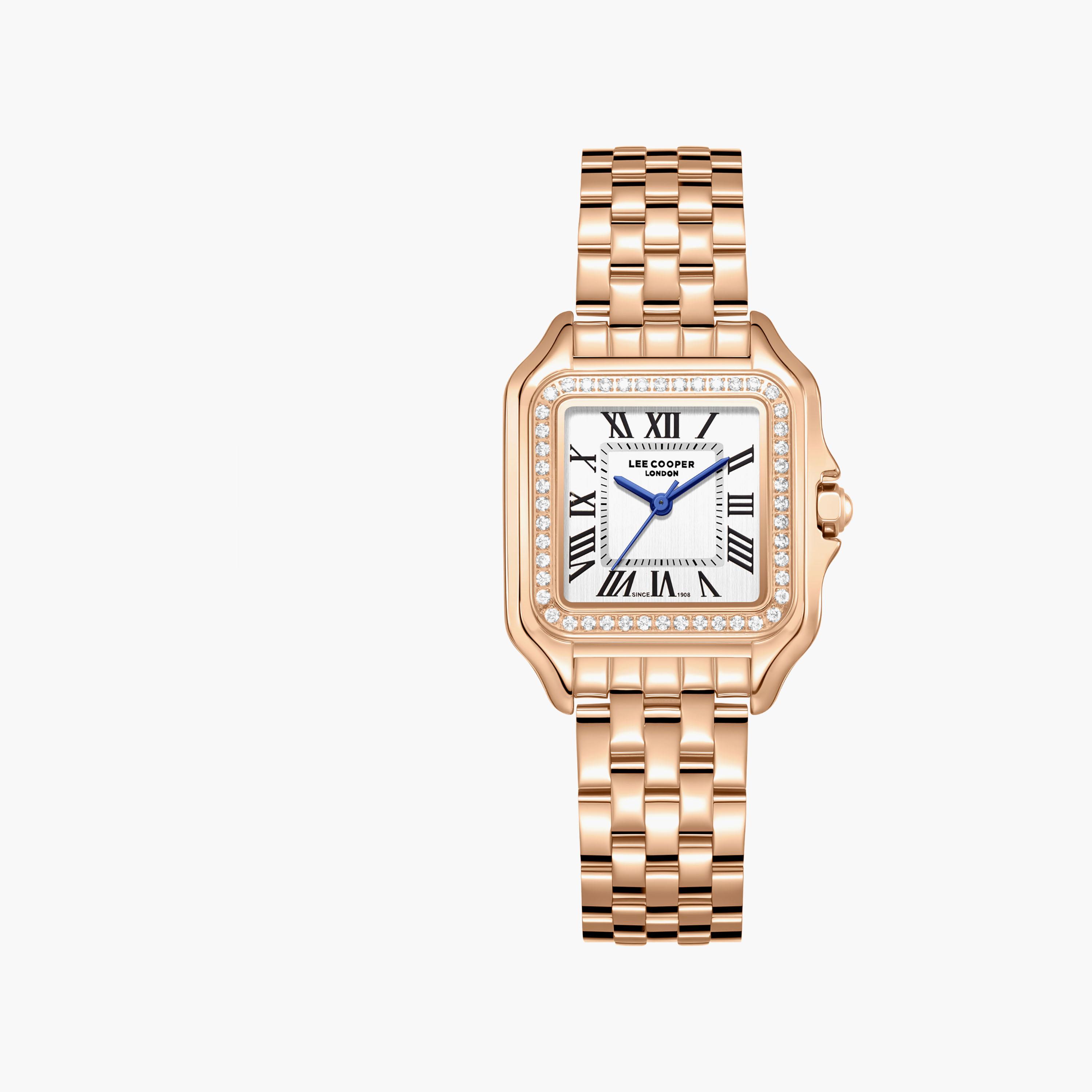 Lee Cooper Women's 37 MM Analog Silver Dial Metal Strap | LC08398-430-women-watchesandjewellery-watches-image-1