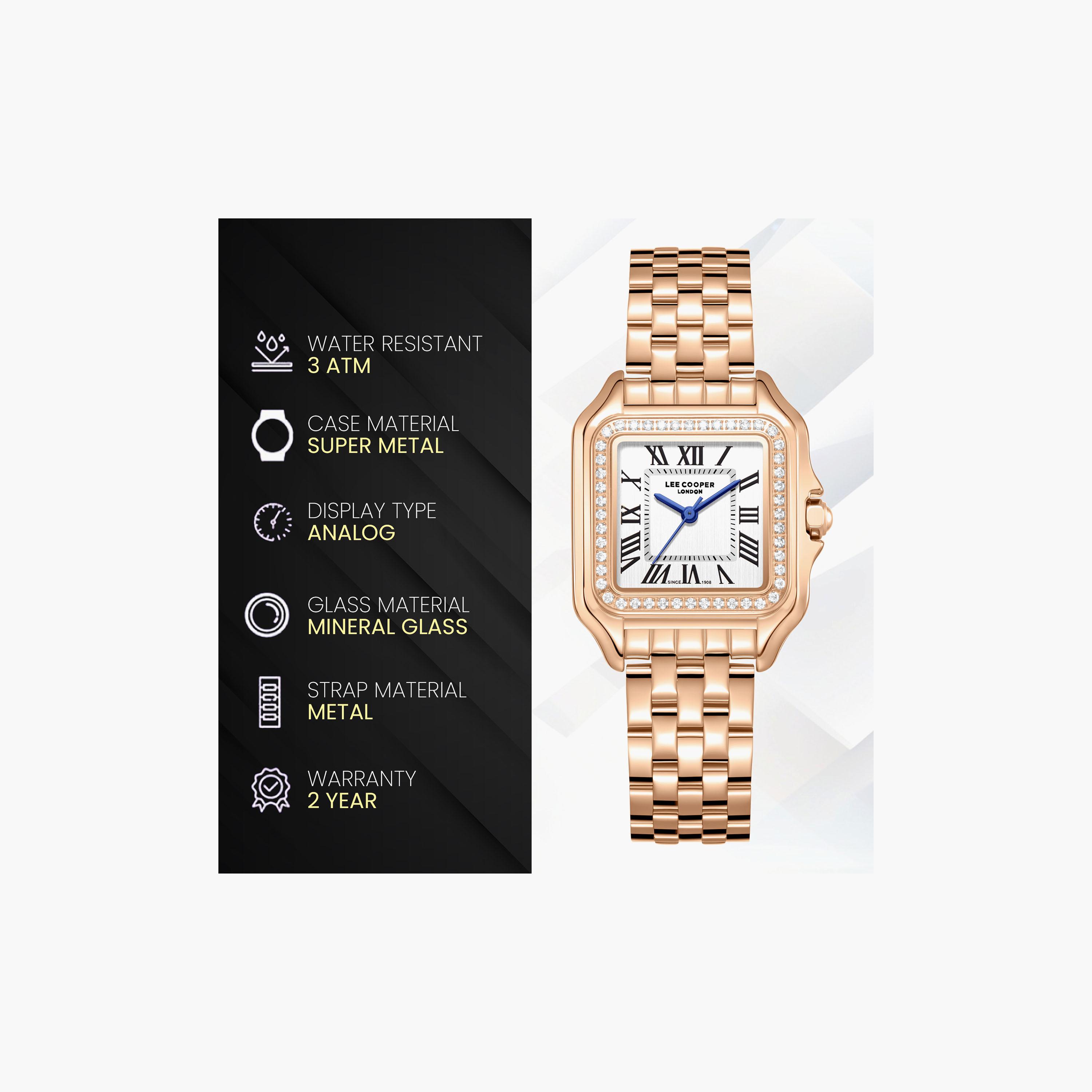 Lee Cooper Women's 37 MM Analog Silver Dial Metal Strap | LC08398-430-women-watchesandjewellery-watches-image-9