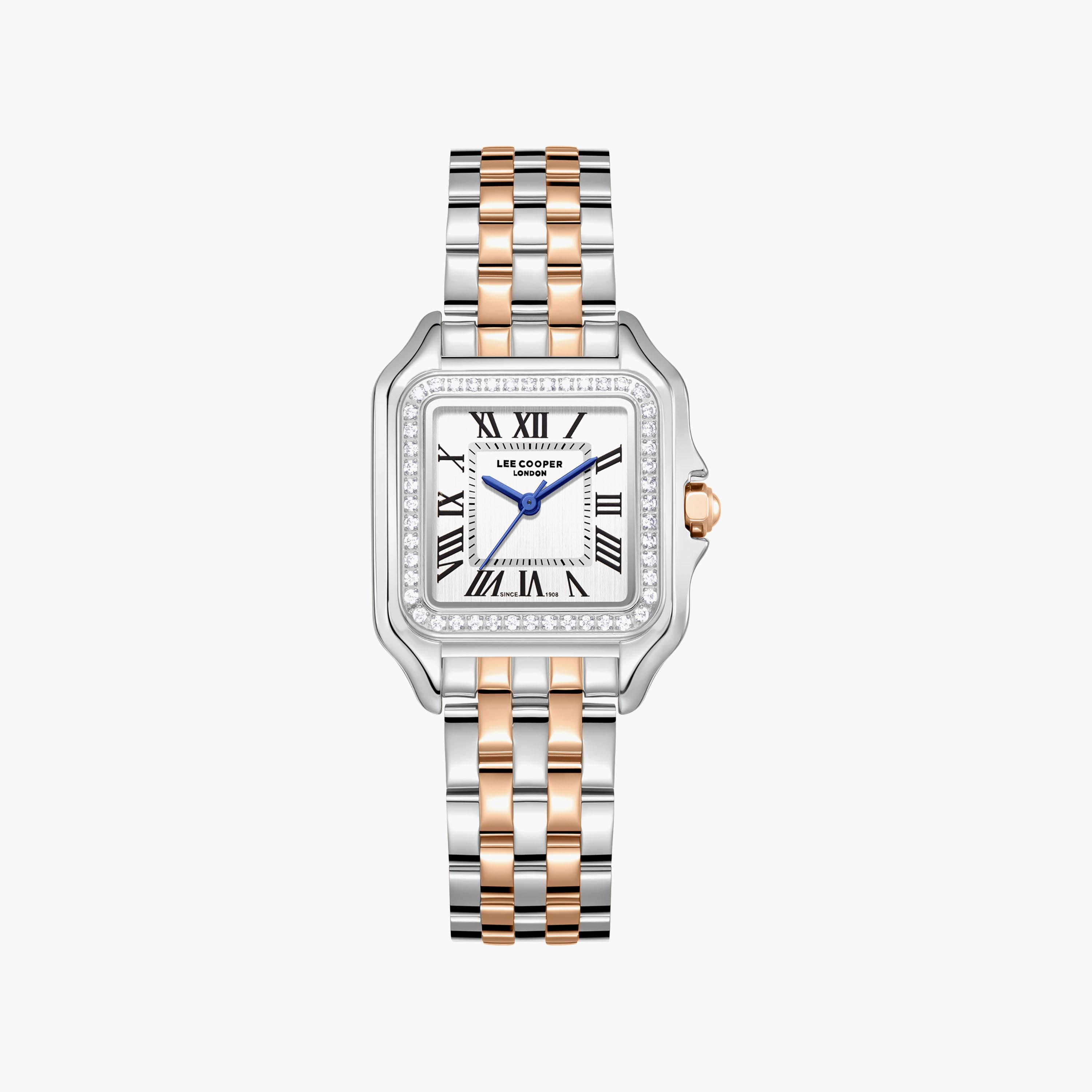 Lee Cooper Women's 37 MM Analog Silver Dial Metal Strap | LC08398-530-women-watchesandjewellery-watches-image-1