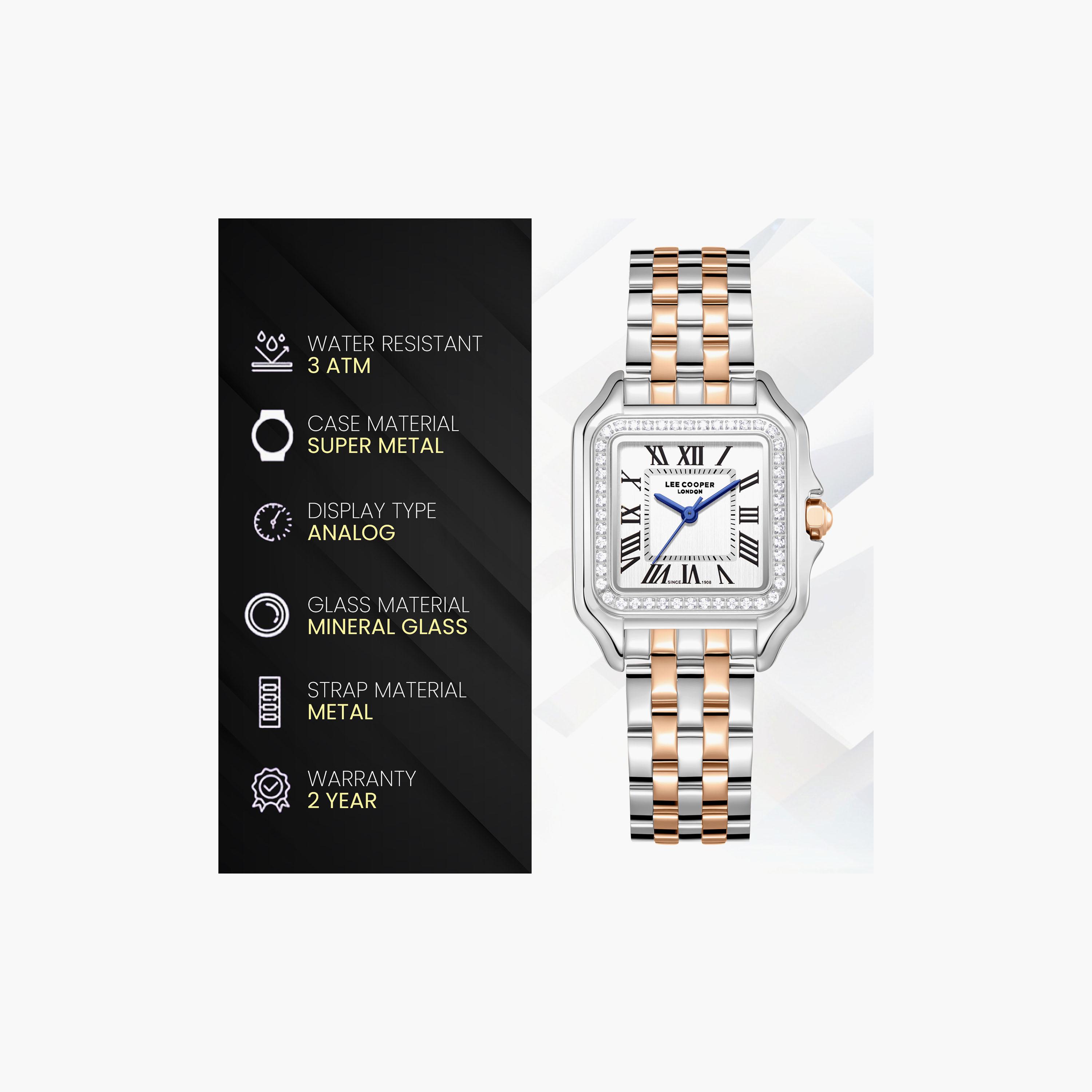 Lee Cooper Women's 37 MM Analog Silver Dial Metal Strap | LC08398-530-women-watchesandjewellery-watches-image-9