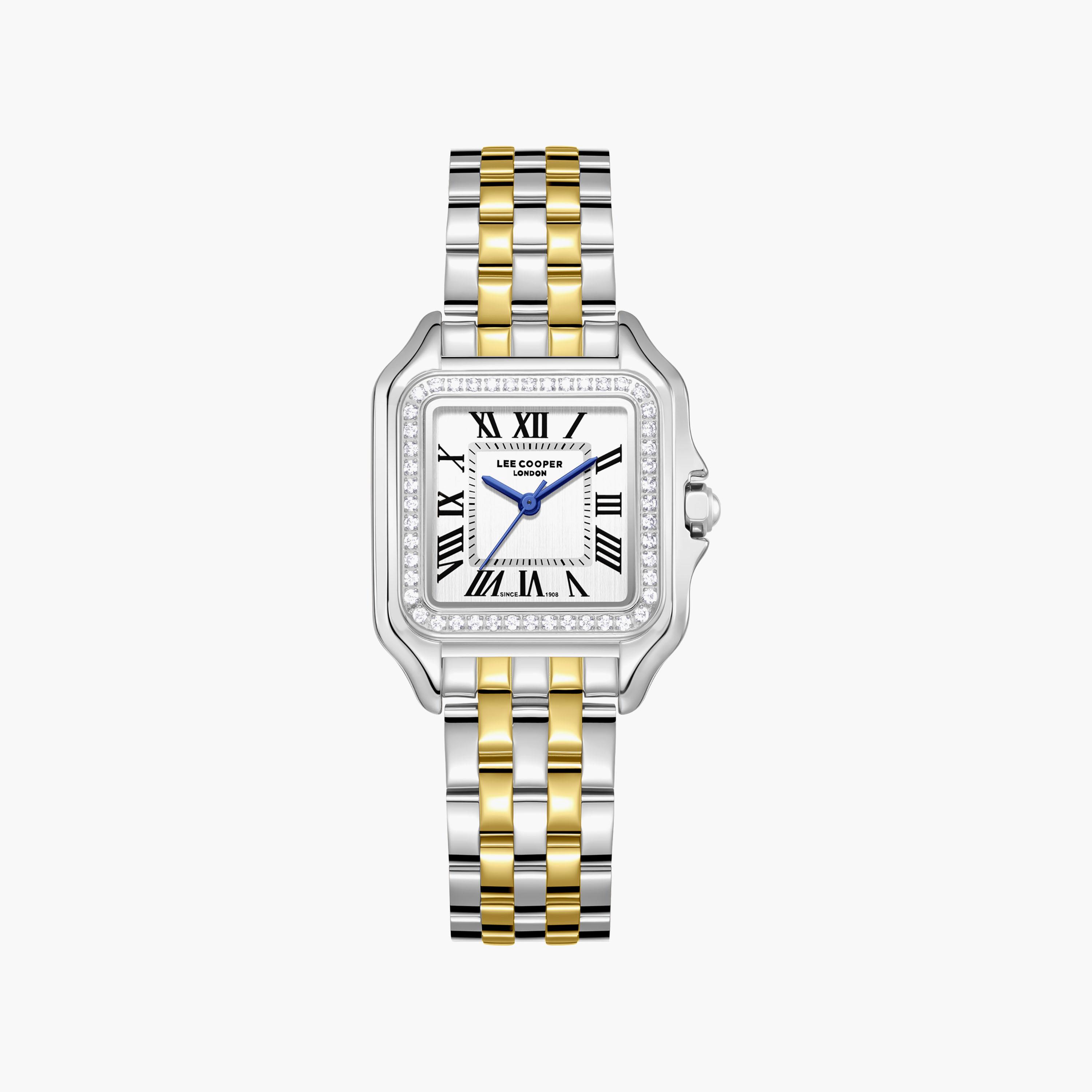 Lee Cooper Women's 37 MM Analog Silver Dial Metal Strap | LC08398-230-women-watchesandjewellery-watches-image-1