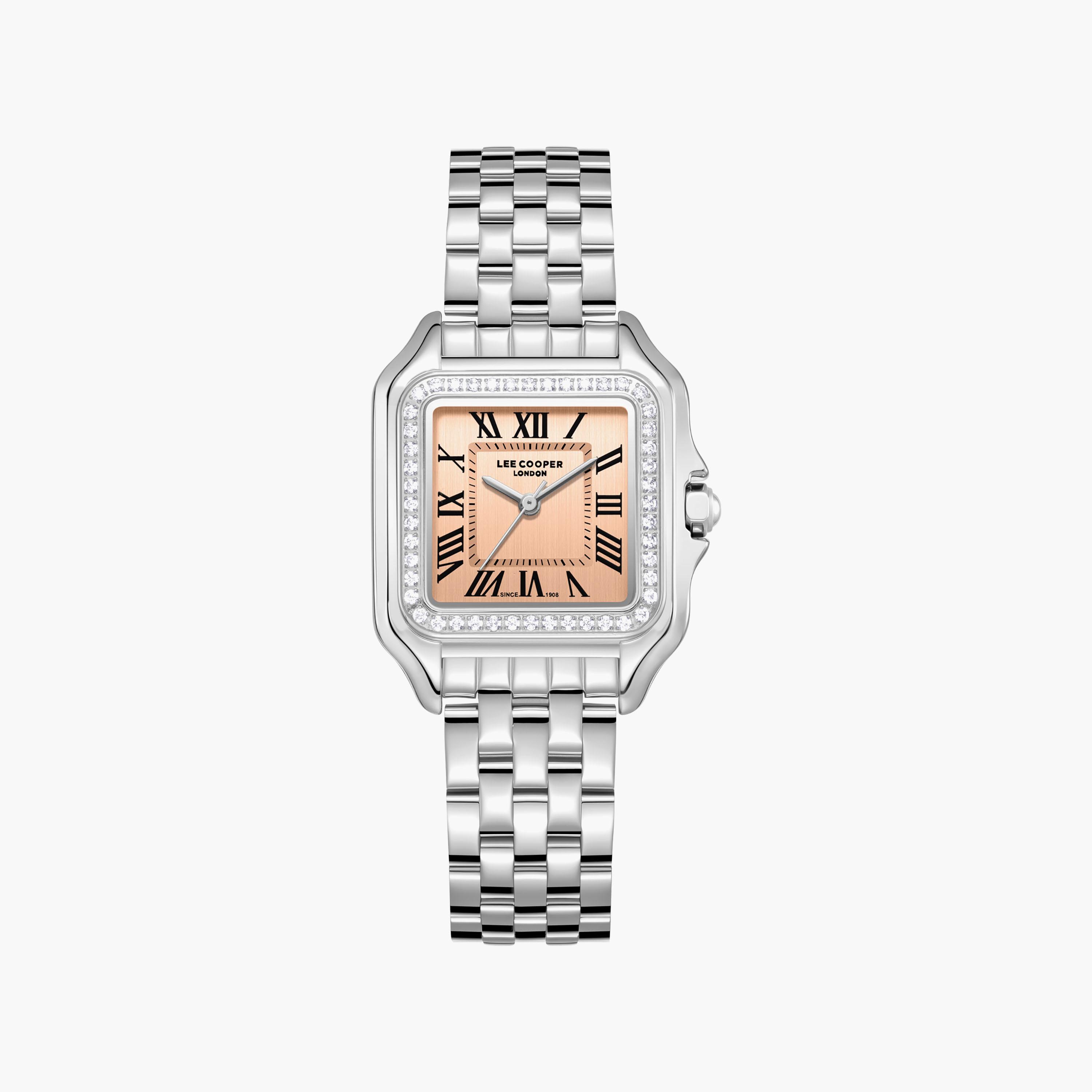 Lee Cooper Women's 37 MM Analog Rose Gold Dial Metal Strap | LC08398-300-women-watchesandjewellery-watches-image-1