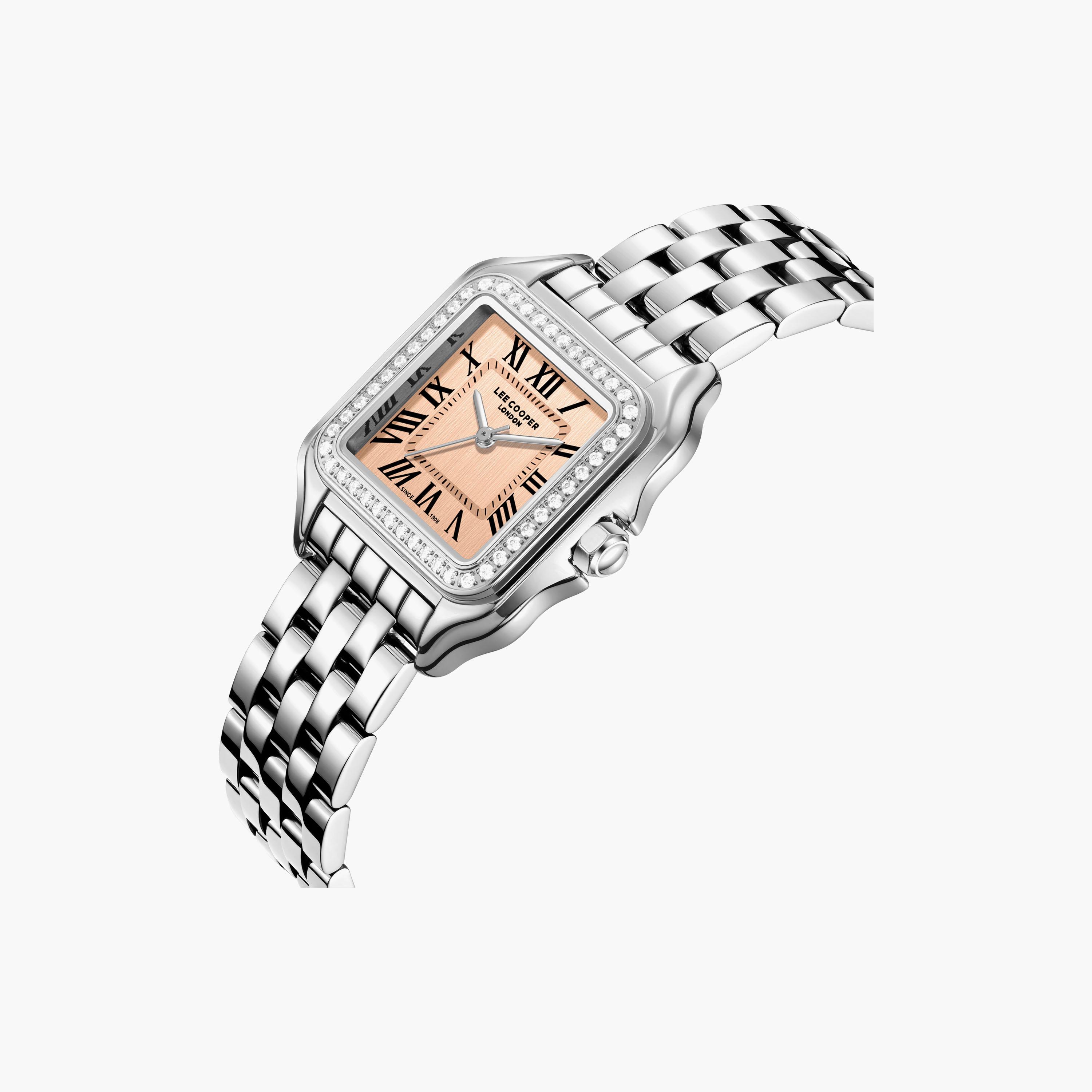 Lee Cooper Women's 37 MM Analog Rose Gold Dial Metal Strap | LC08398-300-women-watchesandjewellery-watches-image-2