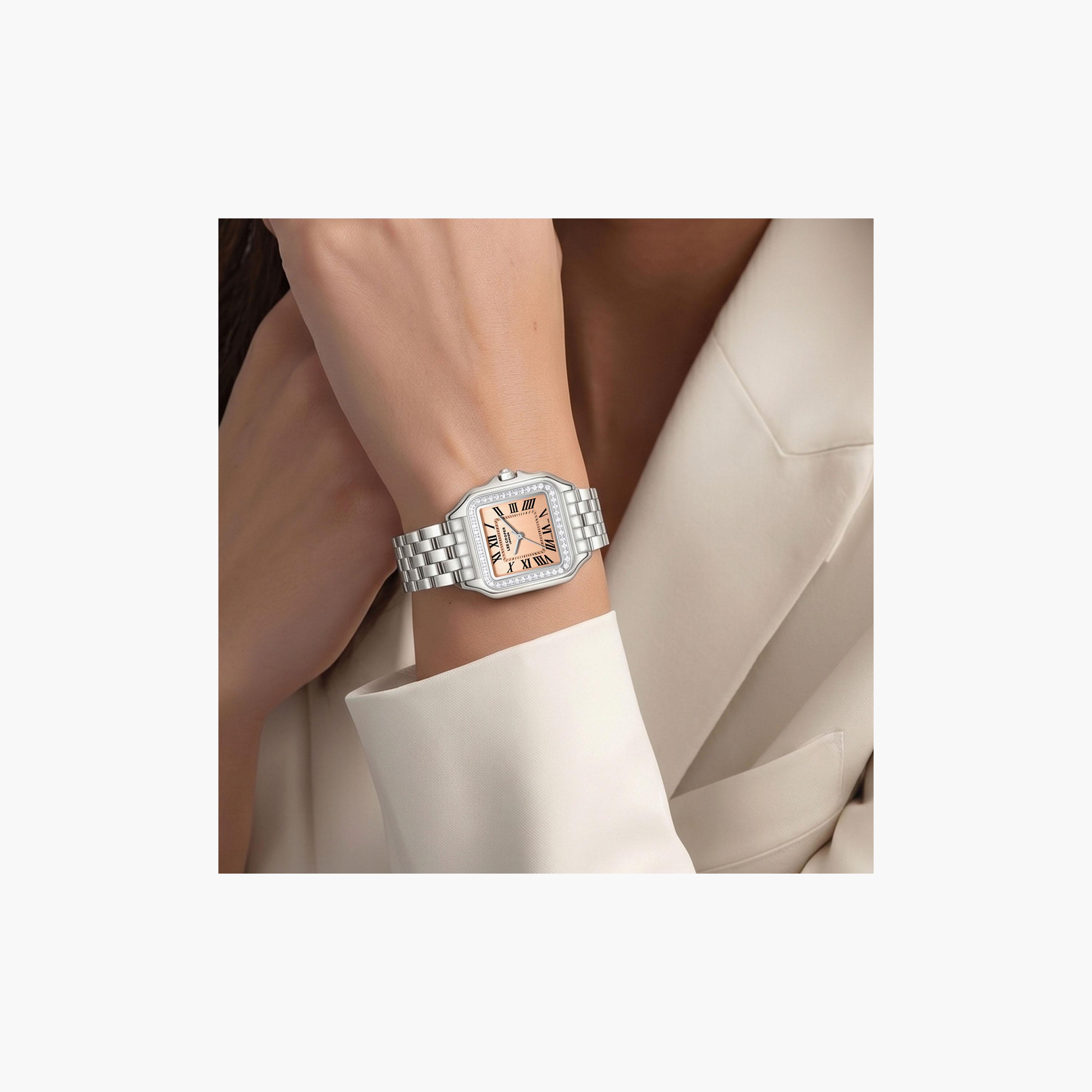 Lee Cooper Women's 37 MM Analog Rose Gold Dial Metal Strap | LC08398-300-women-watchesandjewellery-watches-image-5