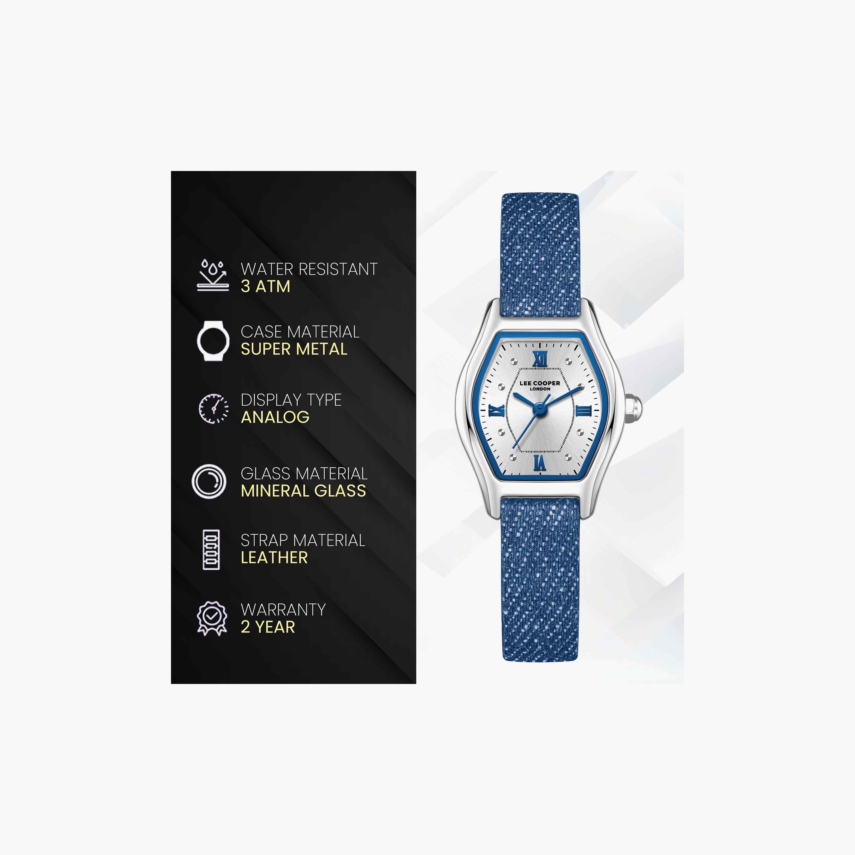 Lee Cooper Women's 29 MM Analog Silver Dial Leather Strap | LC08392-337-women-watchesandjewellery-watches-image-9