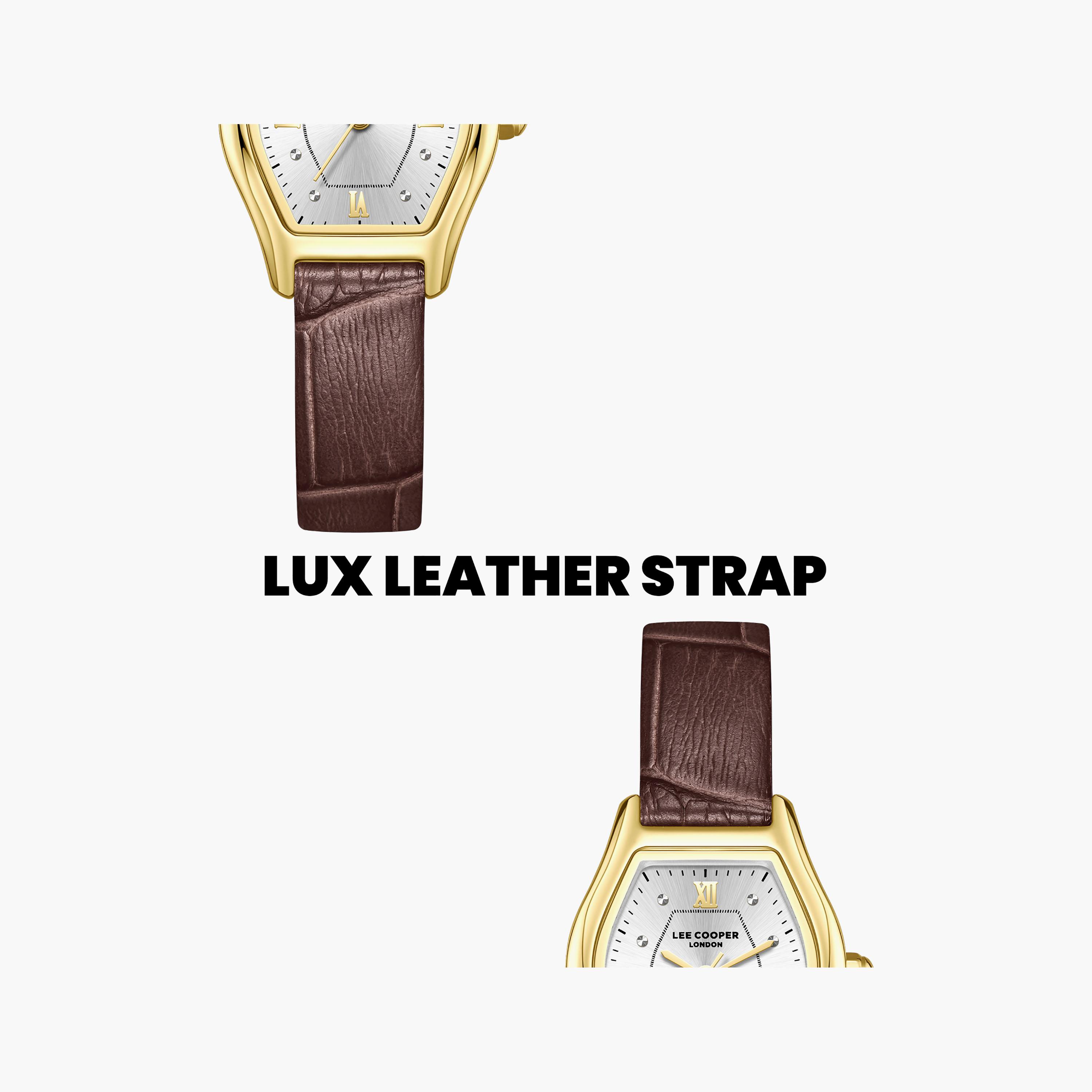 Lee Cooper Women's 29 MM Analog Silver Dial Leather Strap | LC08392-432-women-watchesandjewellery-watches-image-6
