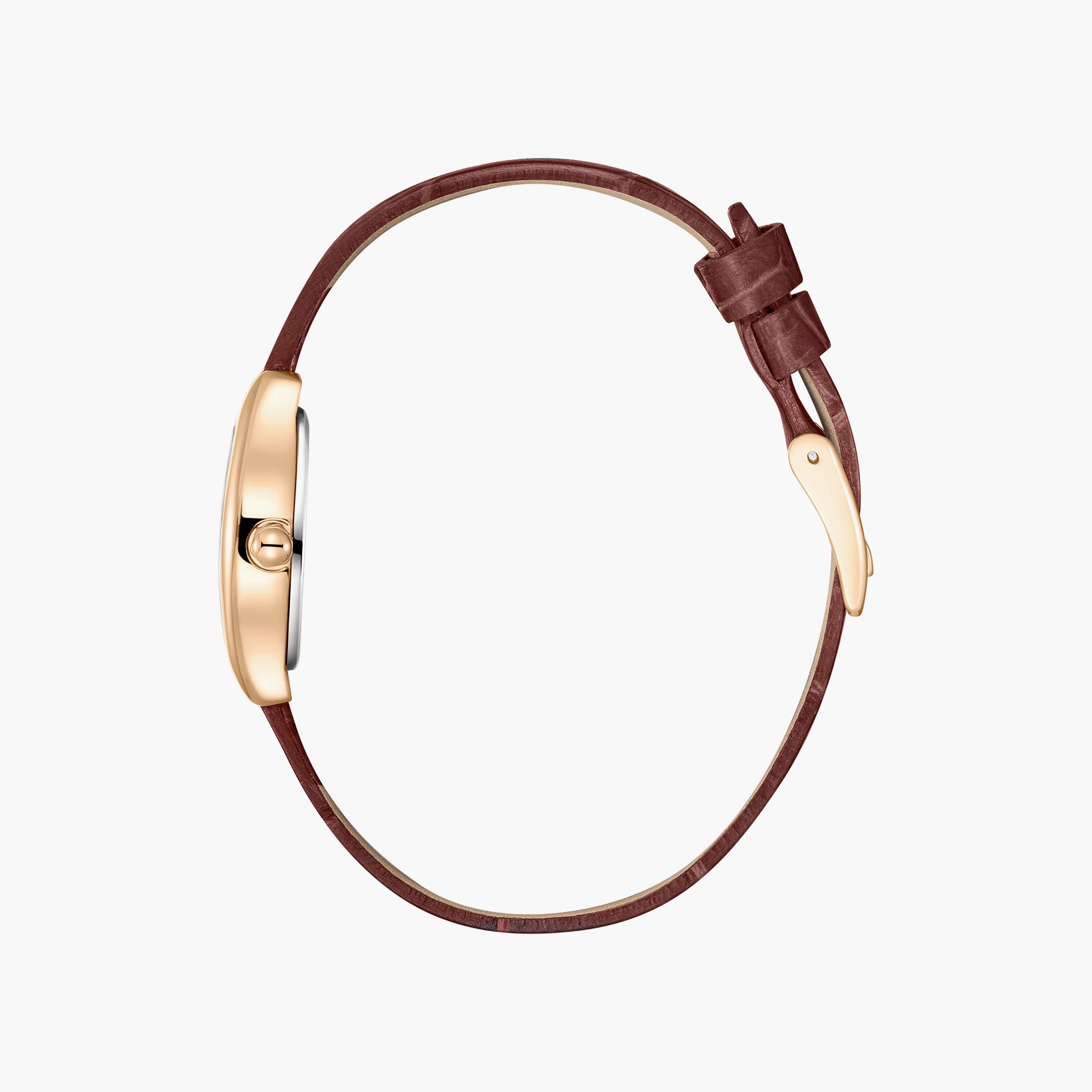 Lee Cooper Women's 29 MM Analog Grey Dial Leather Strap | LC08392-462-women-watchesandjewellery-watches-image-4