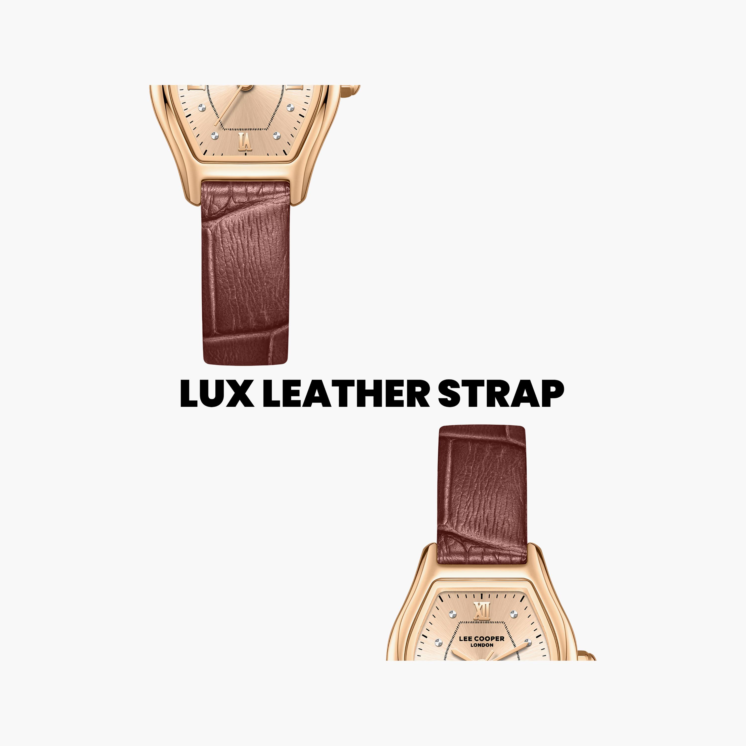 Lee Cooper Women's 29 MM Analog Grey Dial Leather Strap | LC08392-462-women-watchesandjewellery-watches-image-6