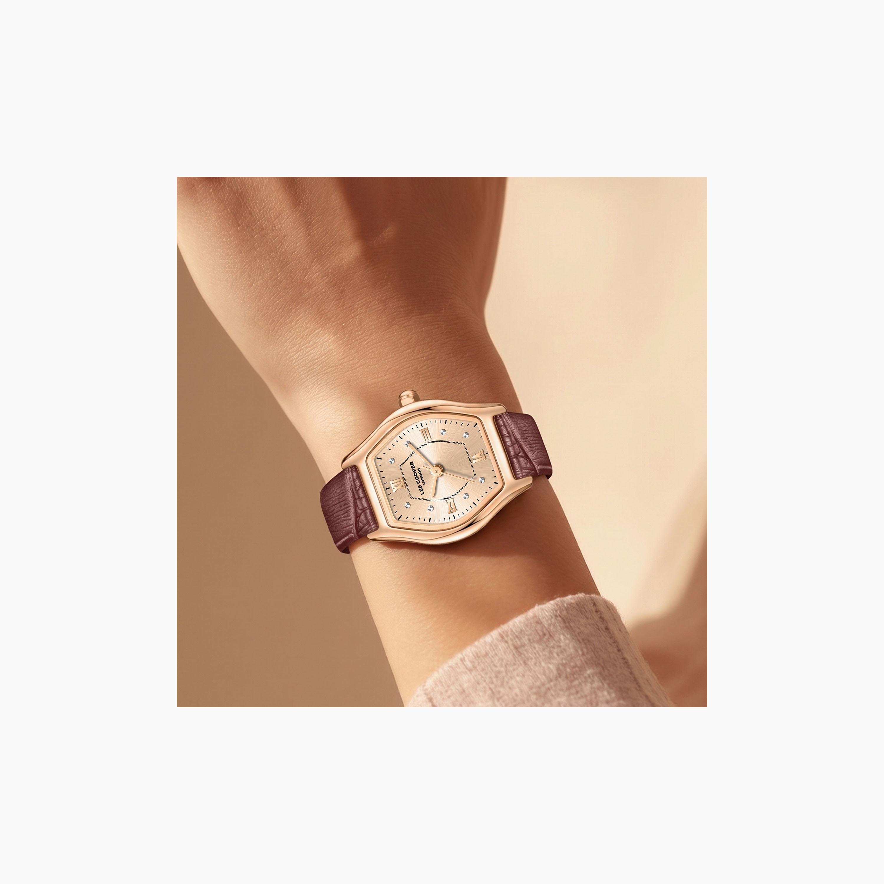 Lee Cooper Women's 29 MM Analog Grey Dial Leather Strap | LC08392-462-women-watchesandjewellery-watches-image-7