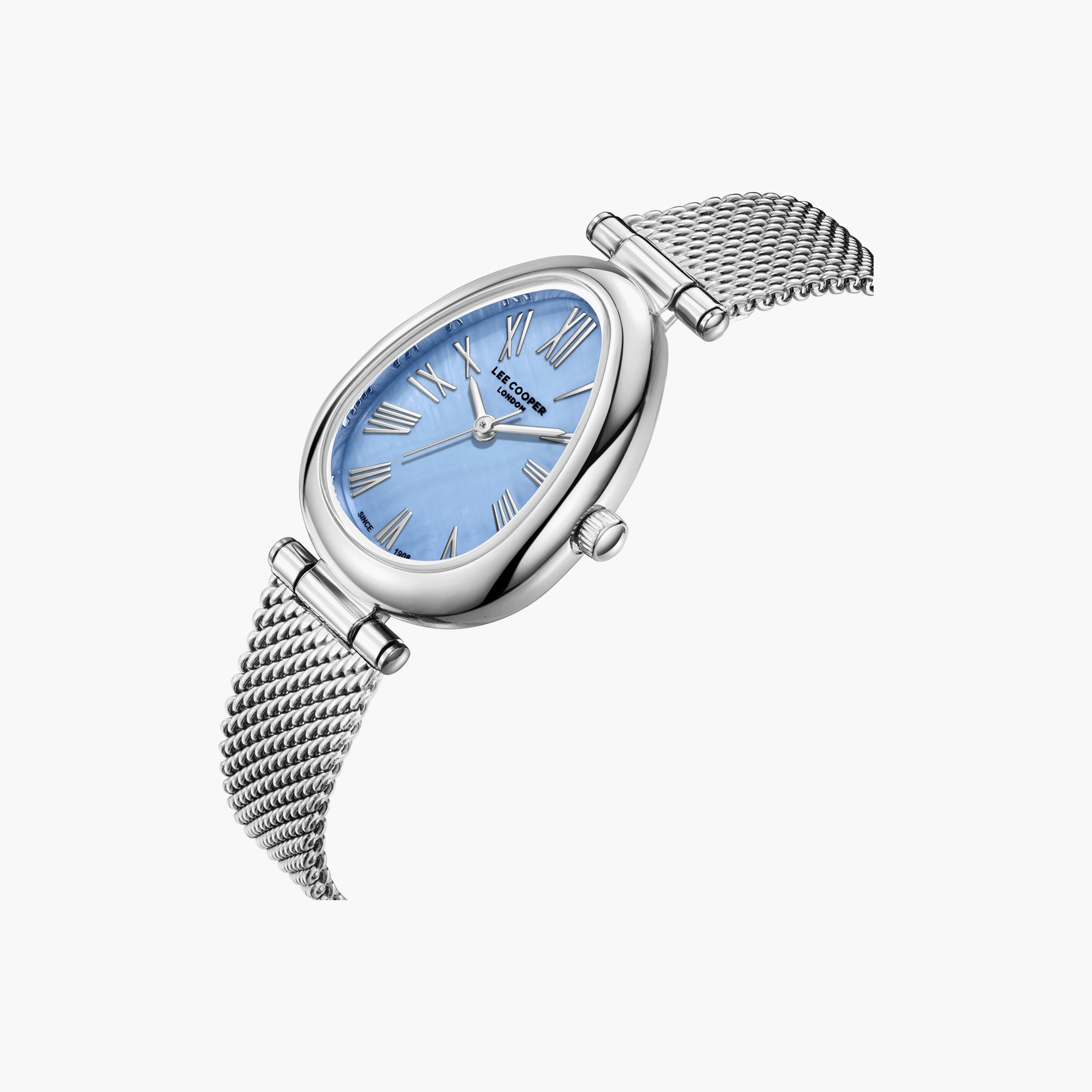 Lee Cooper Women's 23 MM Analog Blue Dial Mesh Strap | LC08360-300-women-watchesandjewellery-watches-image-3