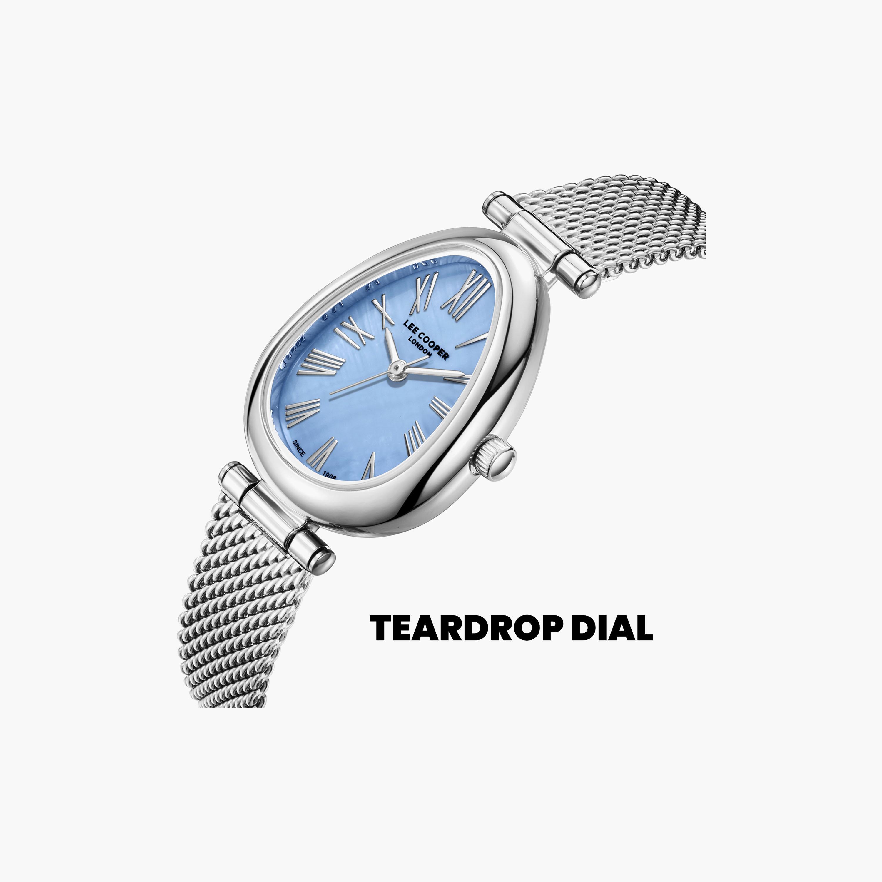 Lee Cooper Women's 23 MM Analog Blue Dial Mesh Strap | LC08360-300-women-watchesandjewellery-watches-image-6