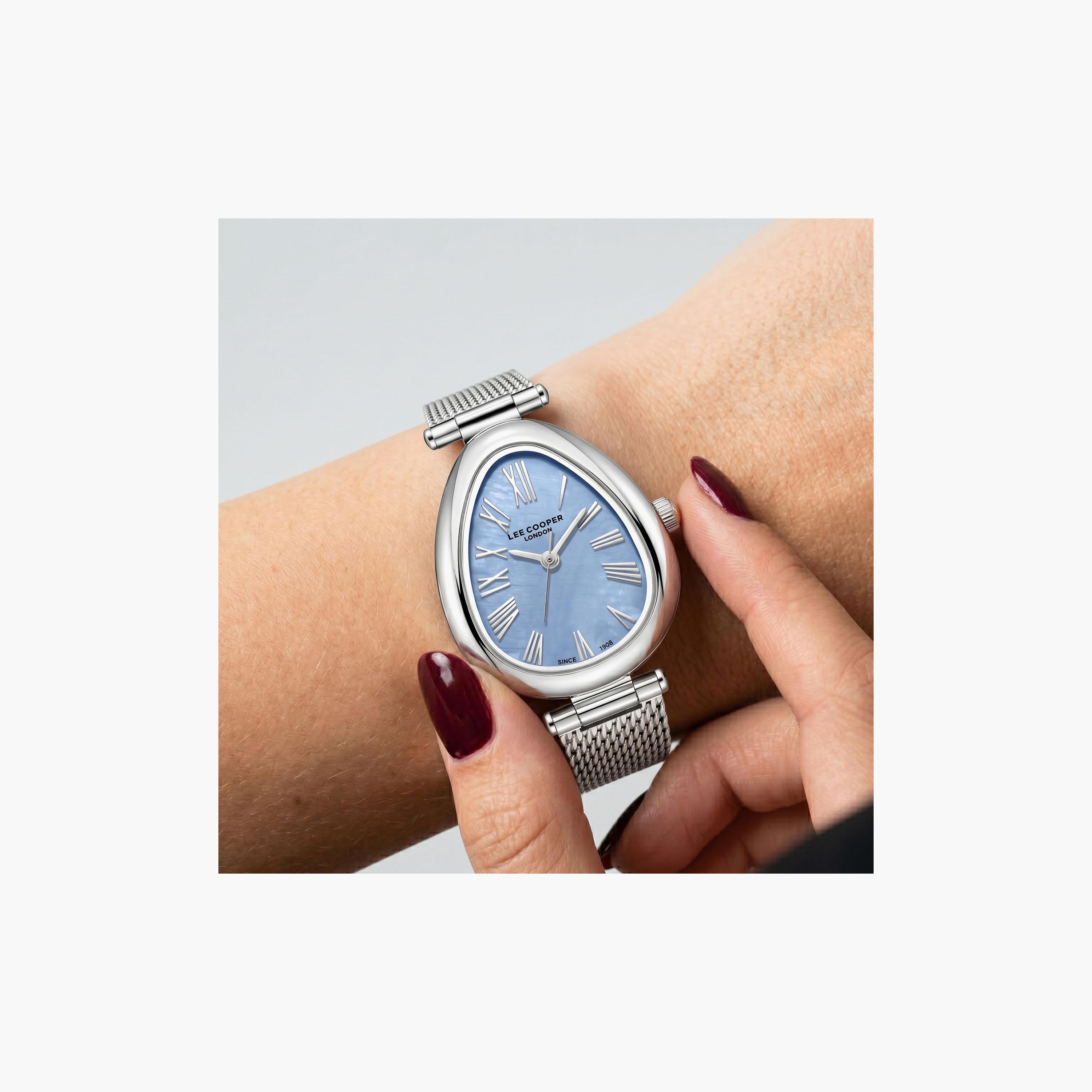 Lee Cooper Women's 23 MM Analog Blue Dial Mesh Strap | LC08360-300-women-watchesandjewellery-watches-image-7