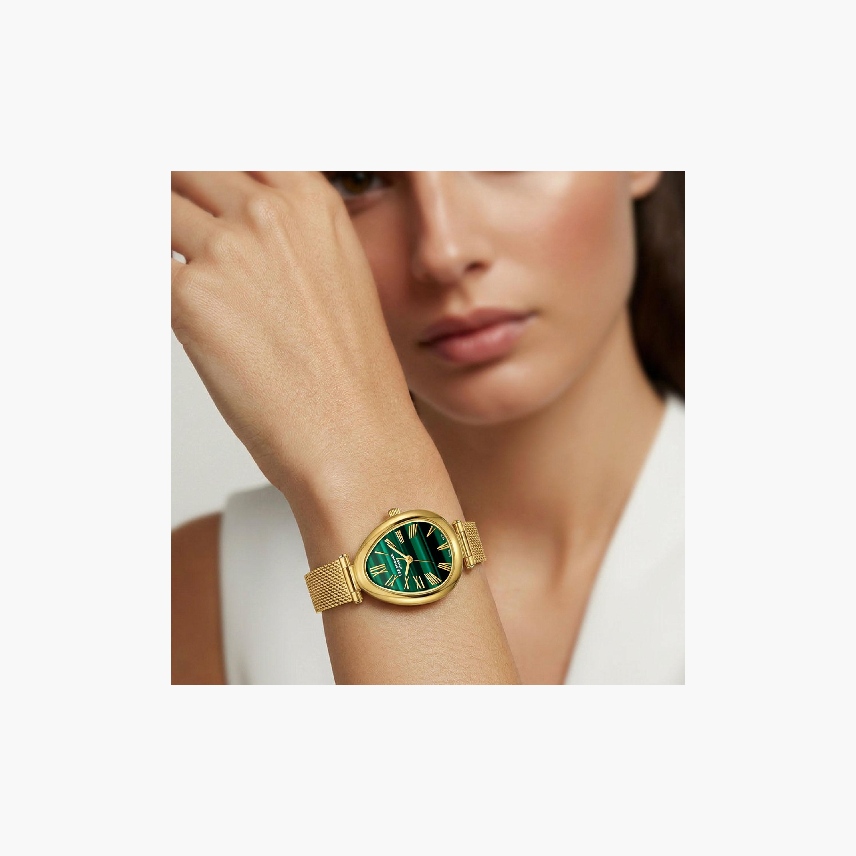 Lee Cooper Women's 23 MM Analog Green Dial Mesh Strap | LC08360-170-women-watchesandjewellery-watches-image-7