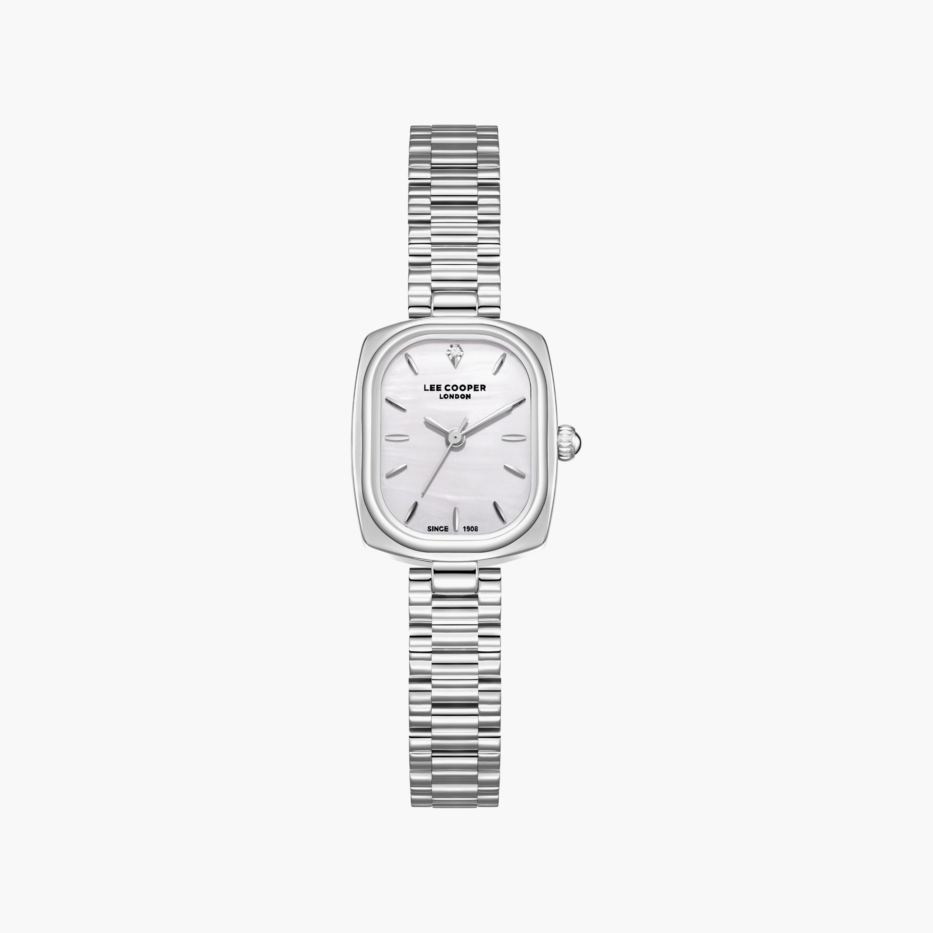 Lee Cooper Women's 32 MM Analog White Dial Metal Strap | LC08347-320-women-watchesandjewellery-watches-image-1