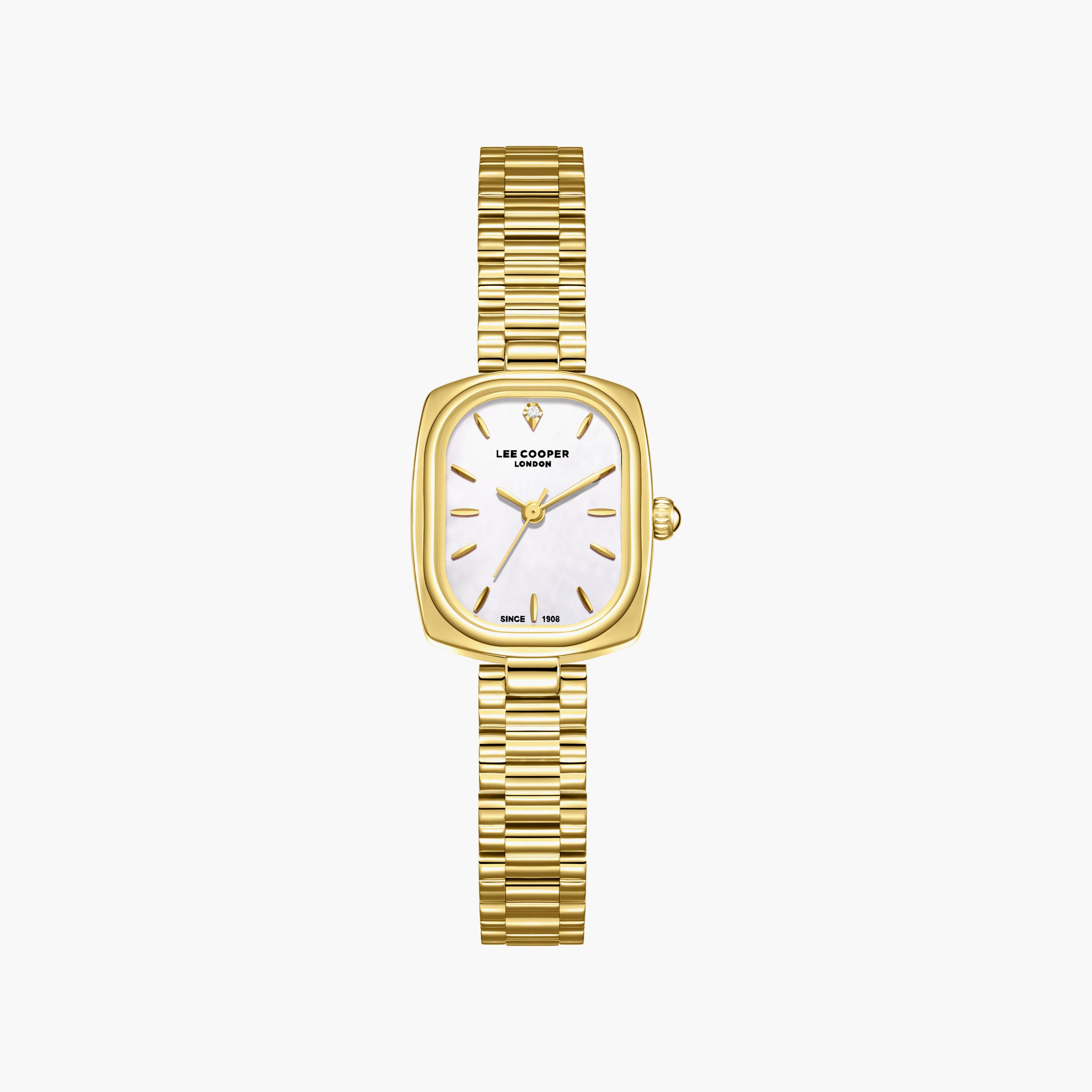 Lee Cooper Women's 32 MM Analog White Dial Metal Strap | LC08347-120-women-watchesandjewellery-watches-image-1