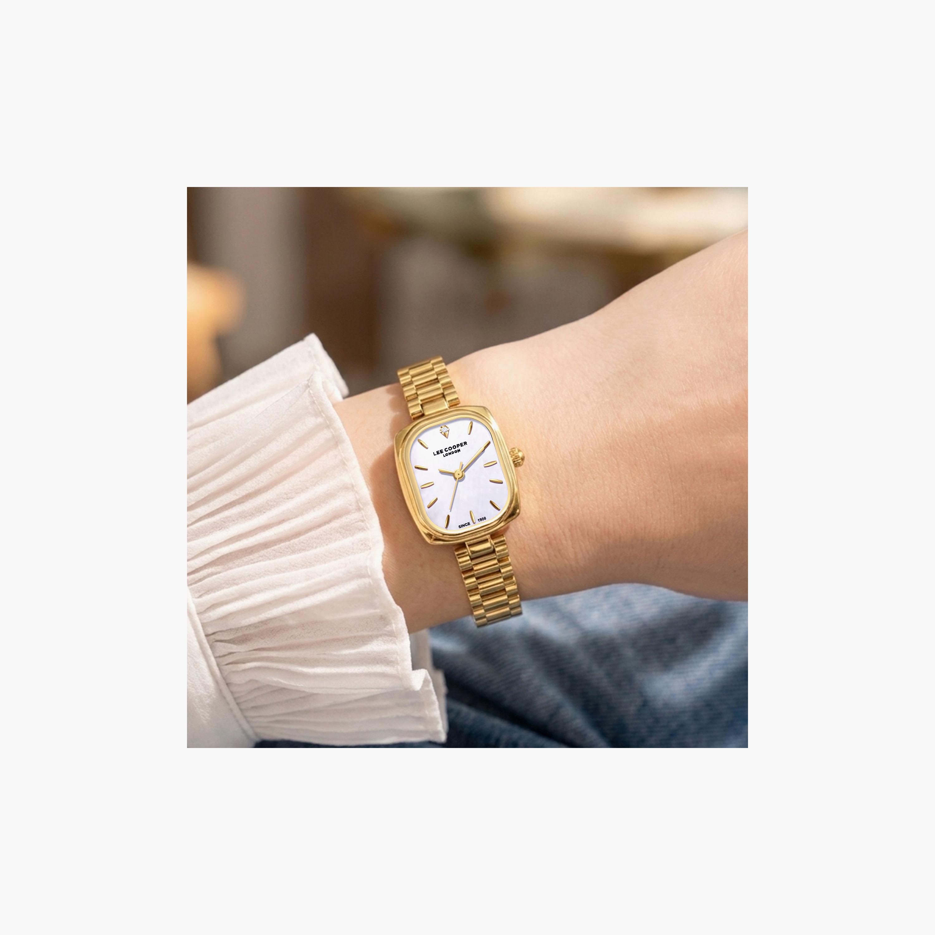 Lee Cooper Women's 32 MM Analog White Dial Metal Strap | LC08347-120-women-watchesandjewellery-watches-image-7
