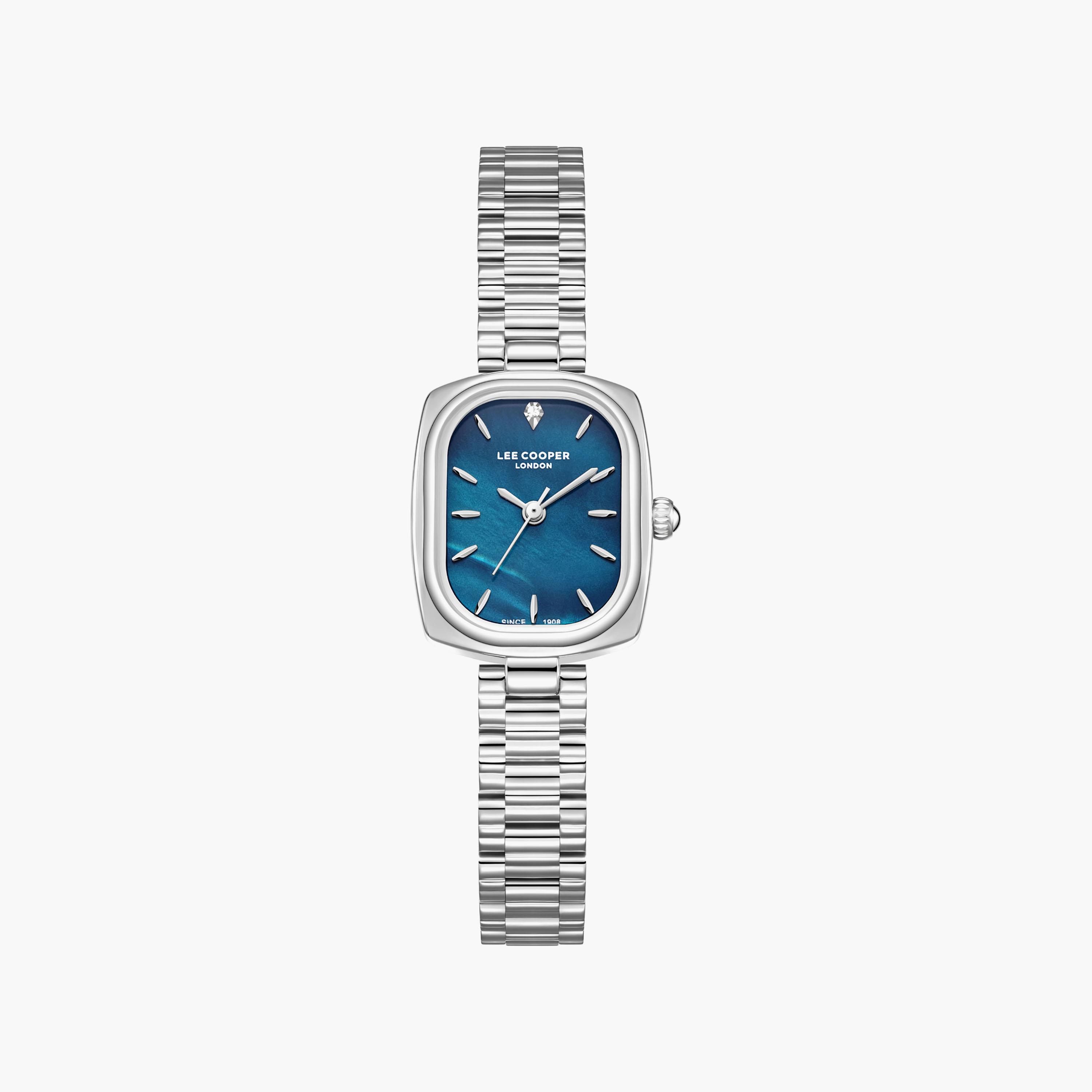 Lee Cooper Women's 32 MM Analog Blue Dial Metal Strap | LC08347-390-women-watchesandjewellery-watches-image-1