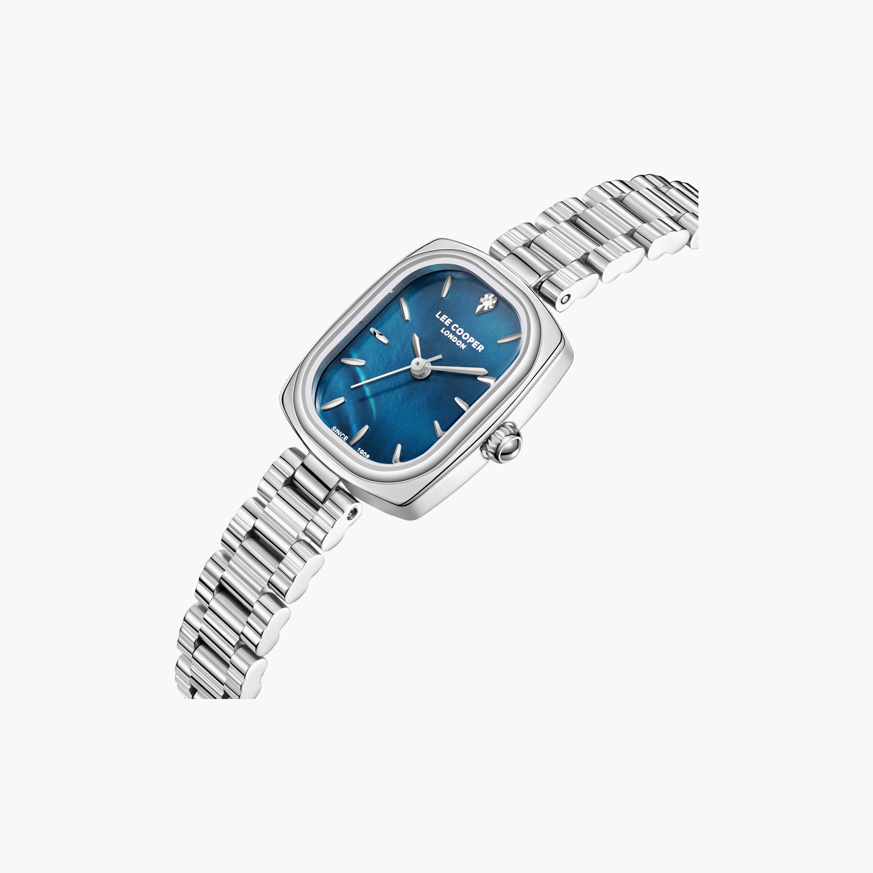 Lee Cooper Women's 32 MM Analog Blue Dial Metal Strap | LC08347-390-women-watchesandjewellery-watches-image-3