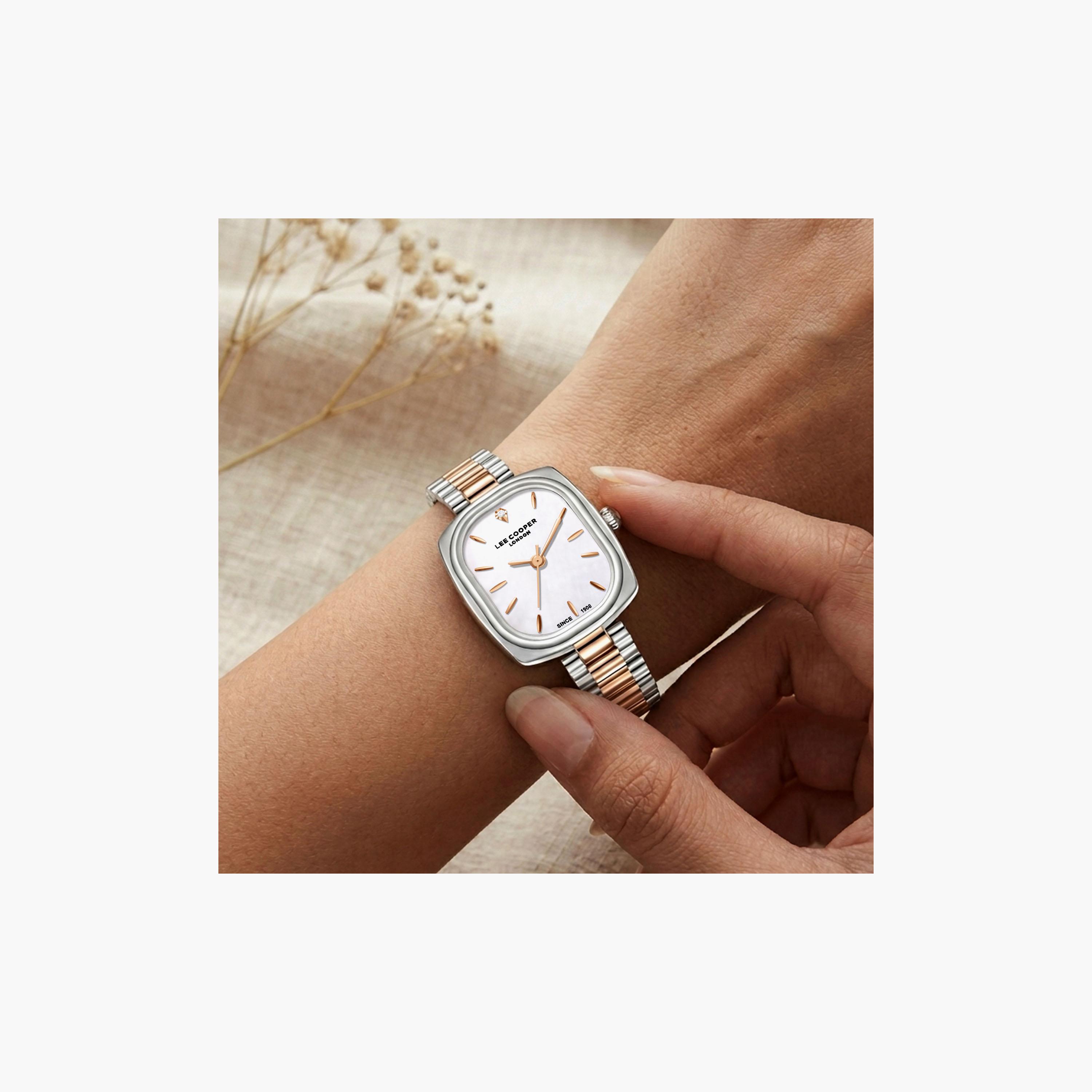 Lee Cooper Women's 32 MM Analog White Dial Metal Strap | LC08347-520-women-watchesandjewellery-watches-image-7
